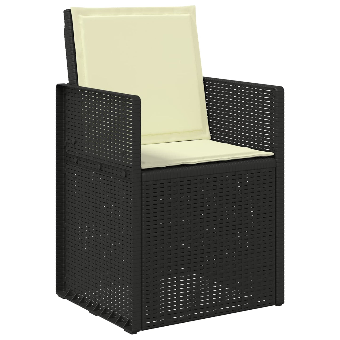 vidaXL Μαξιλάρια Καθίσματος και Πλάτης 2 pcs Κρεμ 47 x 45 x 2 εκ