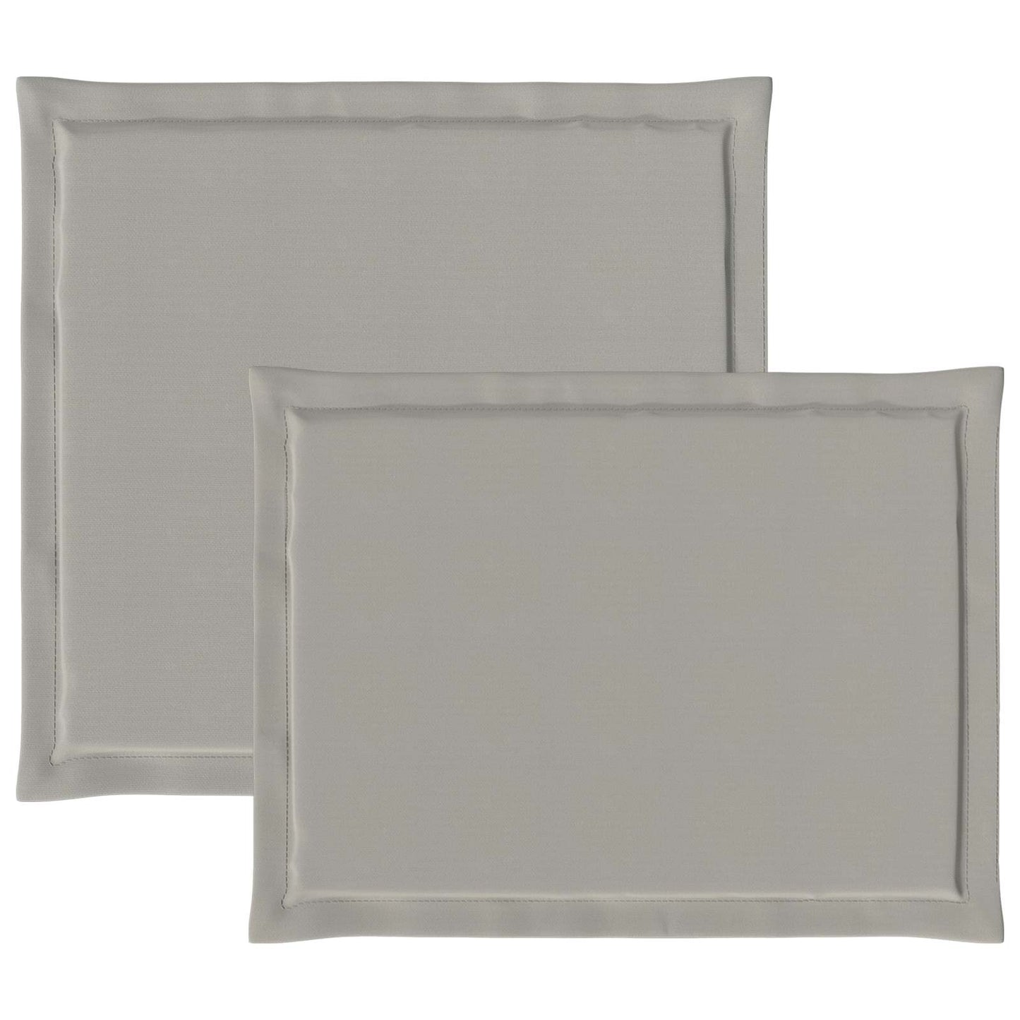 vidaXL Μαξιλάρια Καθίσματος και Πλάτης 2 pcs Ανοιχτό γκρι