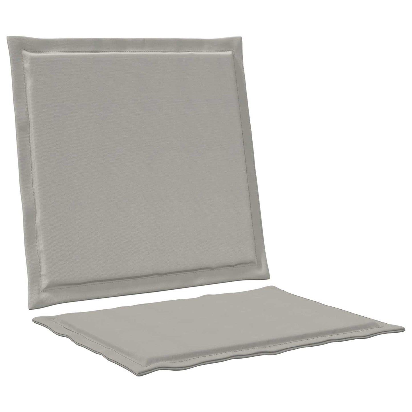 vidaXL Μαξιλάρια Καθίσματος και Πλάτης 4 pcs Ανοιχτό γκρι