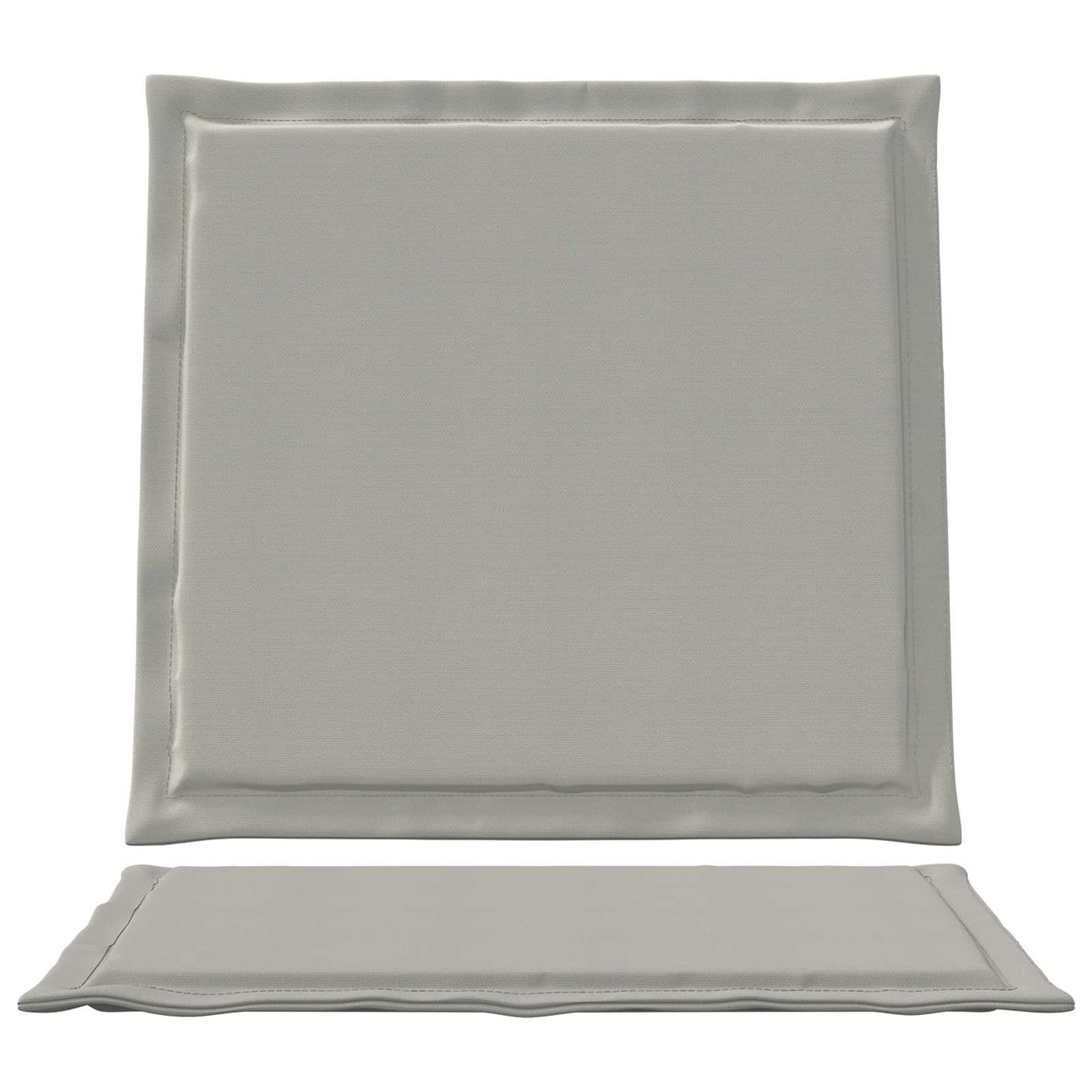 vidaXL Μαξιλάρια Καθίσματος και Πλάτης 4 pcs Ανοιχτό γκρι
