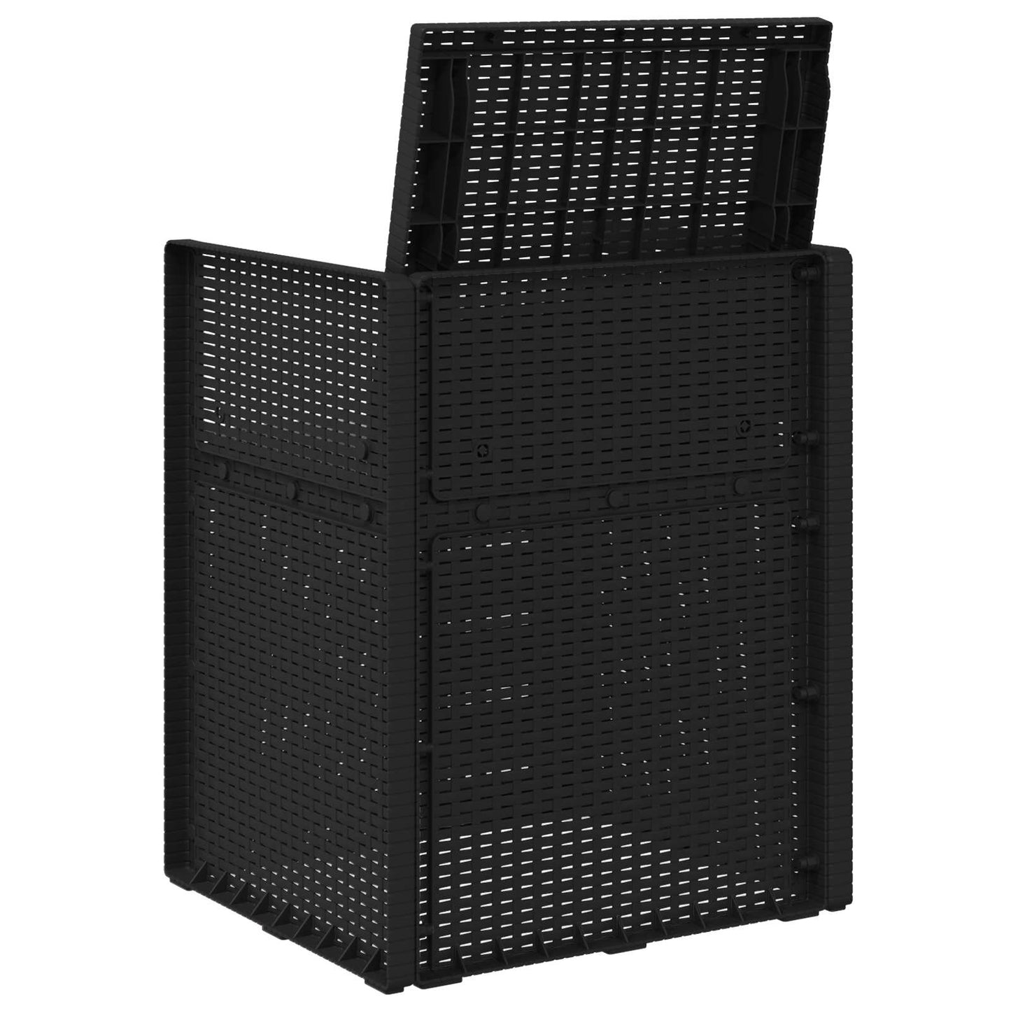 vidaXL Καρέκλες Εστιατορίου Κήπου 2 pcs Ανθρακί και Ανοιχτό γκρι PP
