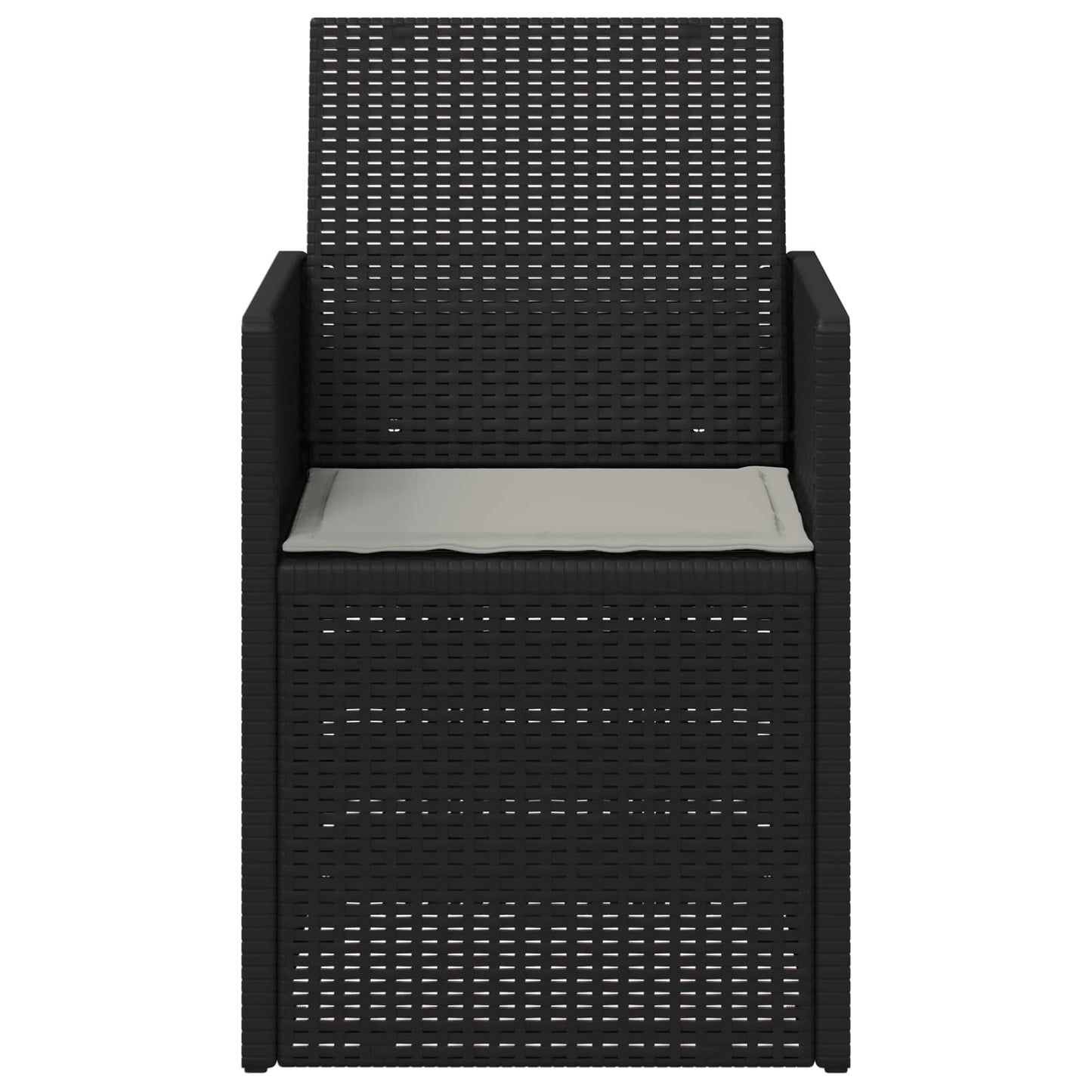 vidaXL Καρέκλες Εστιατορίου Κήπου 2 pcs Ανθρακί και Ανοιχτό γκρι PP