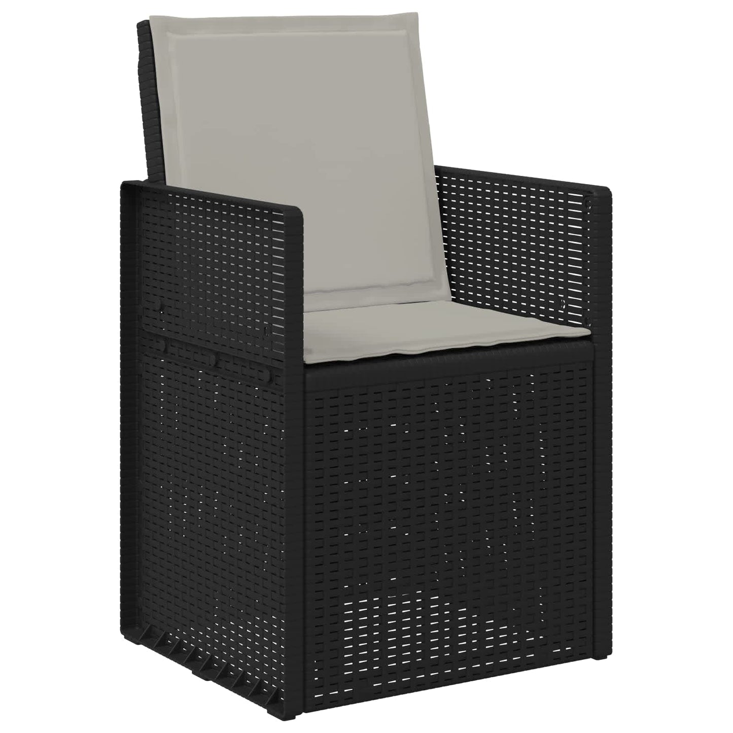 vidaXL Καρέκλες Εστιατορίου Κήπου 2 pcs Ανθρακί και Ανοιχτό γκρι PP