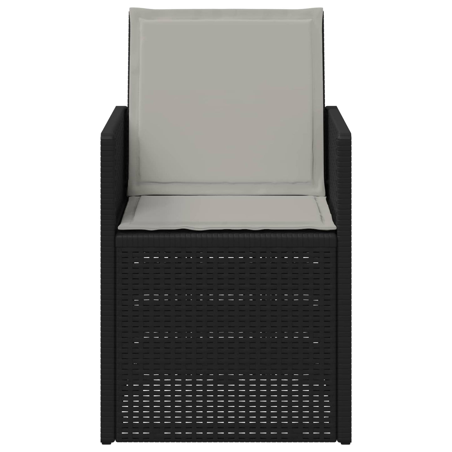 vidaXL Καρέκλες Εστιατορίου Κήπου 2 pcs Ανθρακί και Ανοιχτό γκρι PP