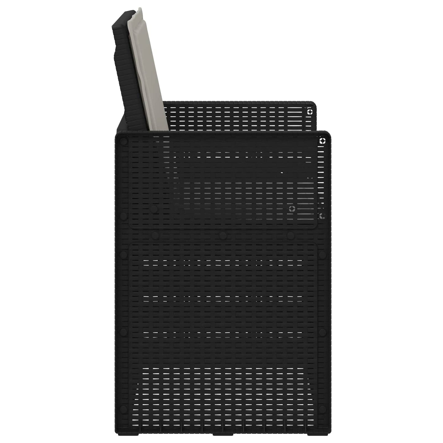 vidaXL Καρέκλες Εστιατορίου Κήπου 2 pcs Ανθρακί και Ανοιχτό γκρι PP