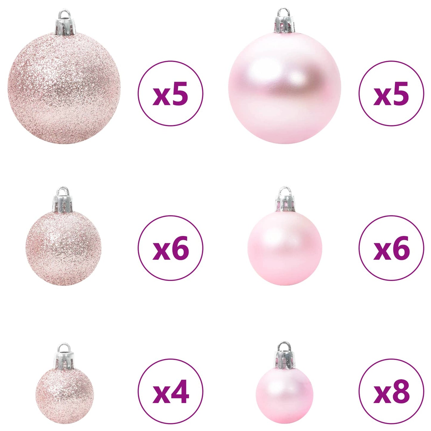 vidaXL Τεχνητό Χριστουγεννιάτικο Δέντρο Λευκό 150 cm PVC και Ατσάλι