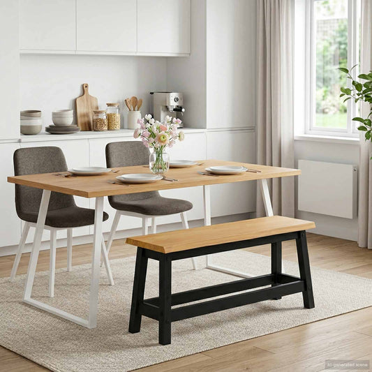 VidaXL Καθιστικό Σαλονιού EKAI Μαύρο 91,5 x 29 x 45,5 εκ