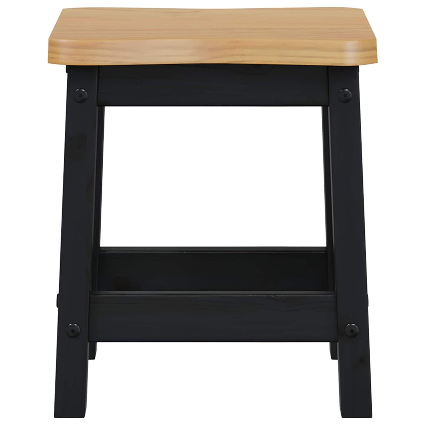 VidaXL Μπαρ σκαμπό EKAI 2 pcs Μαύρο 40 x 29 x 45,5 εκ