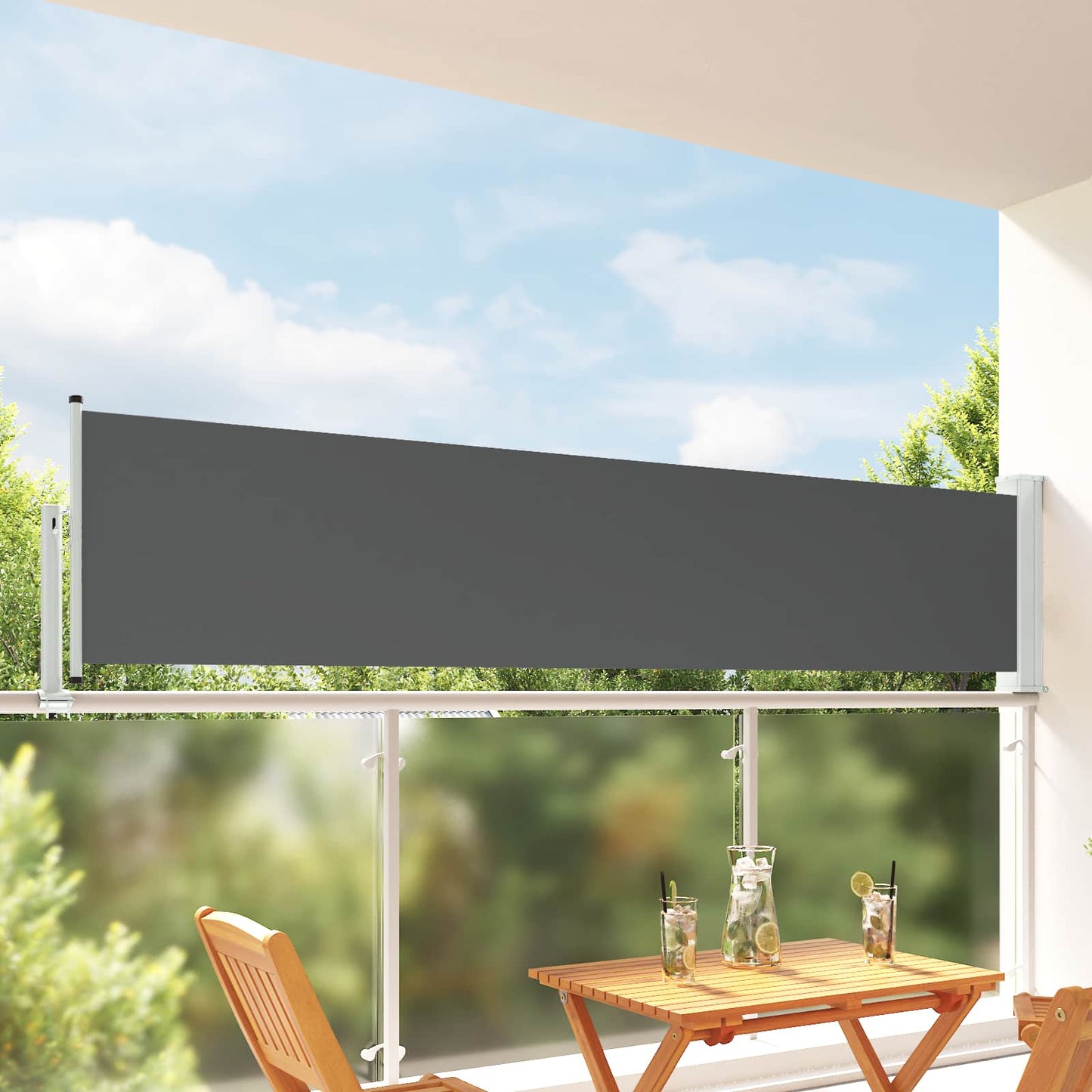 vidaXL Προστασία Πλευράς 100 x 300 cm 100% πολυεστέρας σίδερο χάλυβας