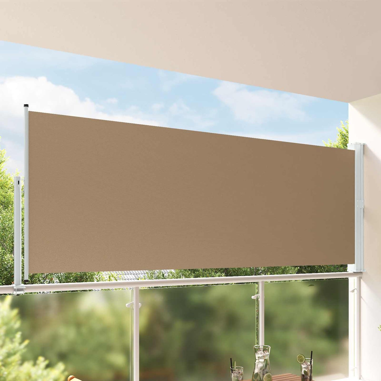 vidaXL Προστασία Πλευράς 160 x 300 cm 100% πολυεστέρας σίδερο χάλυβας
