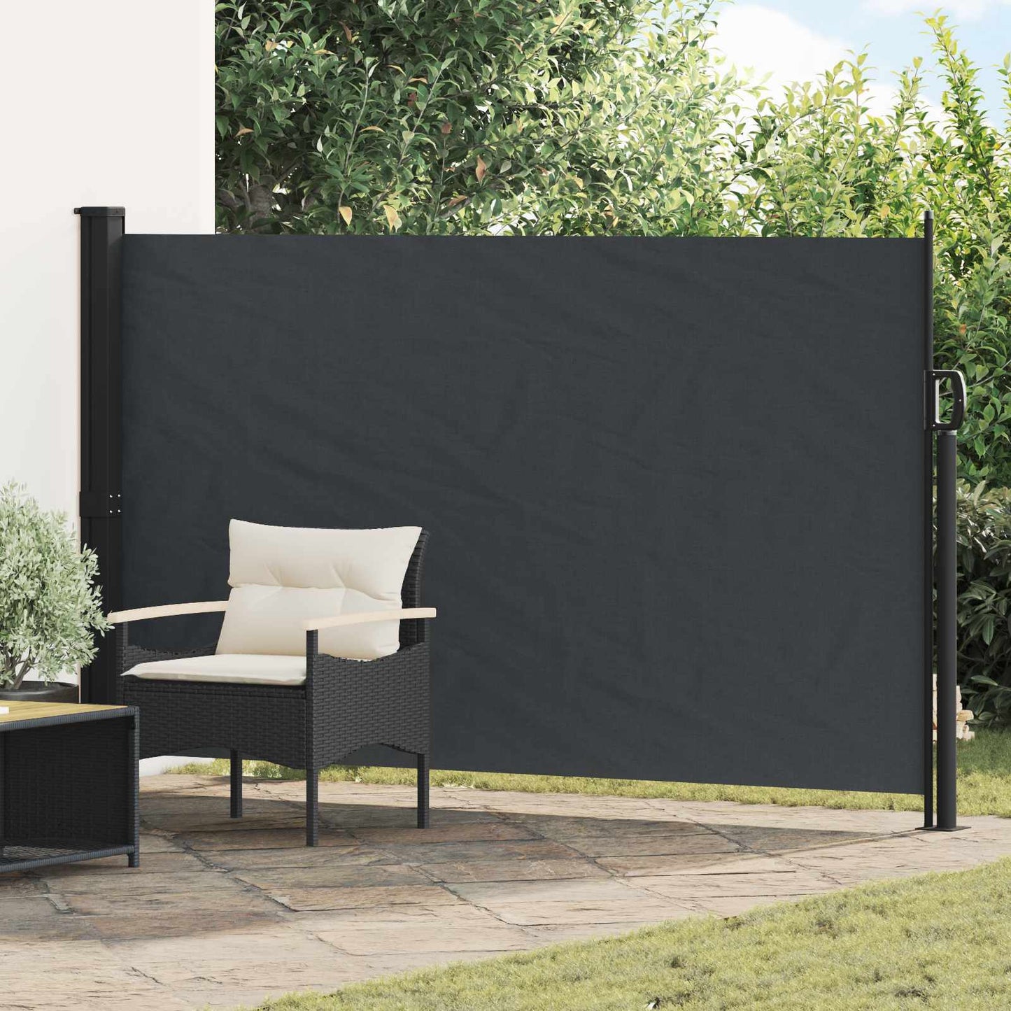 vidaXL Ανακλινόμενος Πλευρικός Απλώστρα 300 x 170 cm Πολυεστέρας