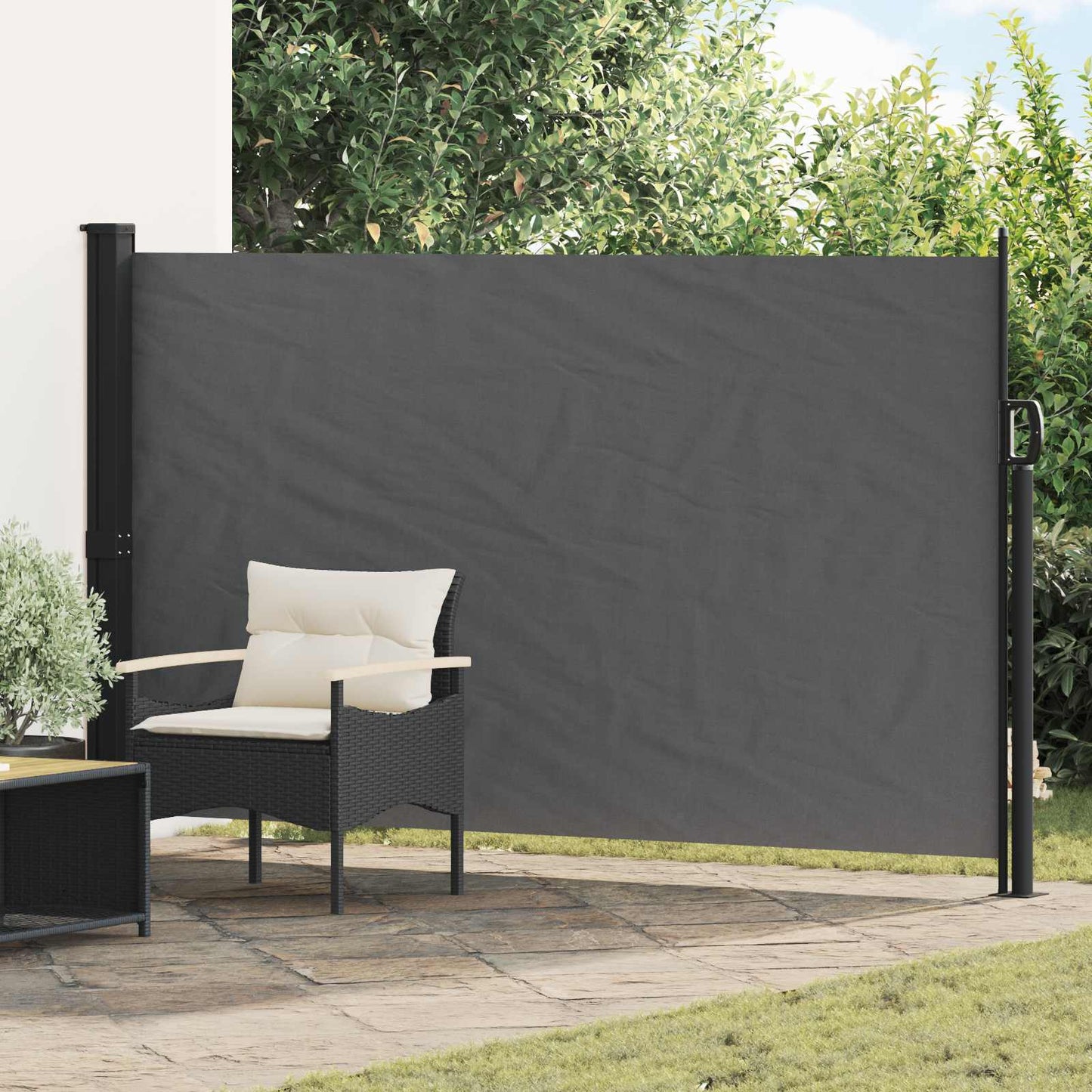 vidaXL Ανακλινόμενος Πλευρικός Απλώστρα 300 x 170 cm Πολυεστέρας