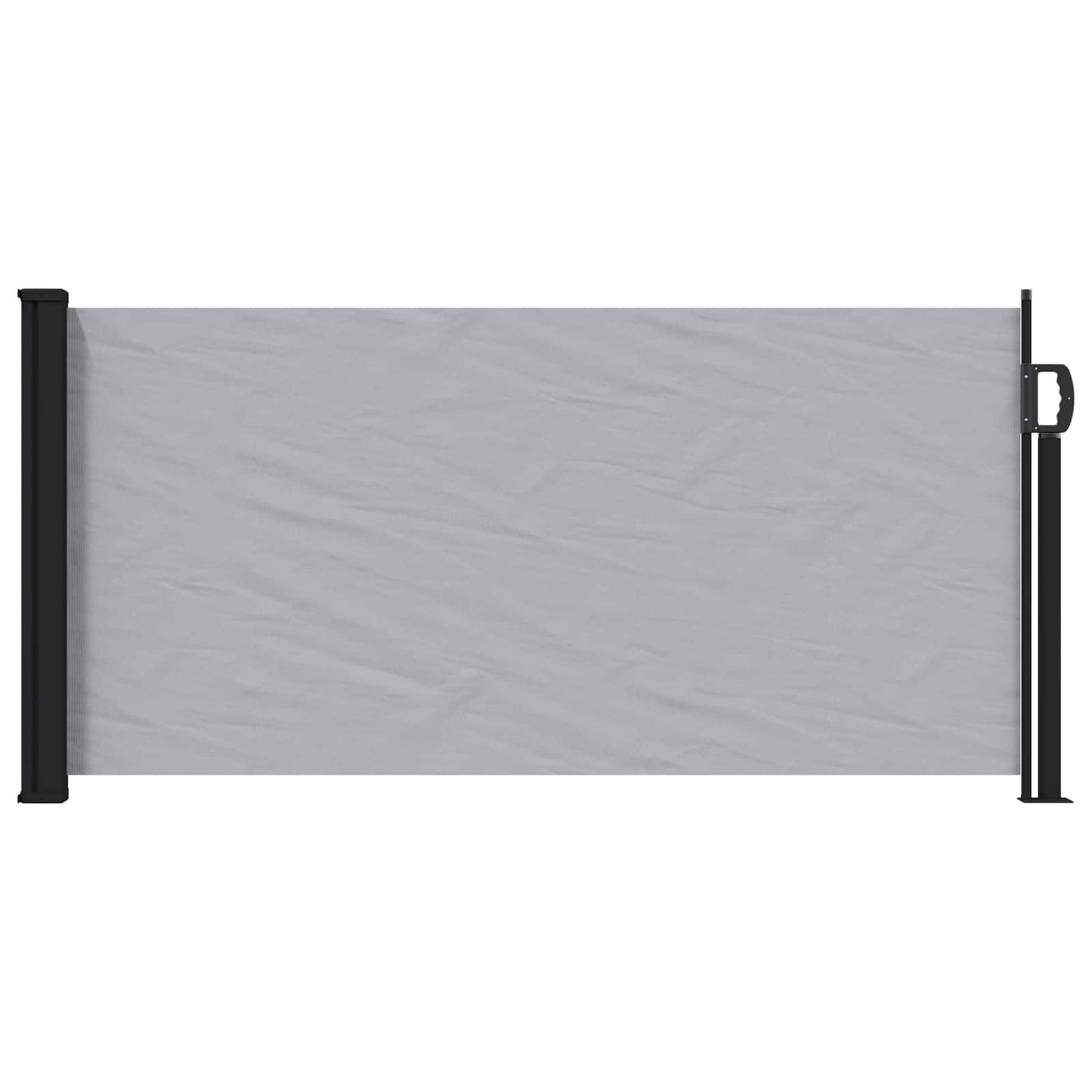 vidaXL Ανακλινόμενος Πλευρικός Απλώστρα 500 x 100 cm Πολυεστέρας