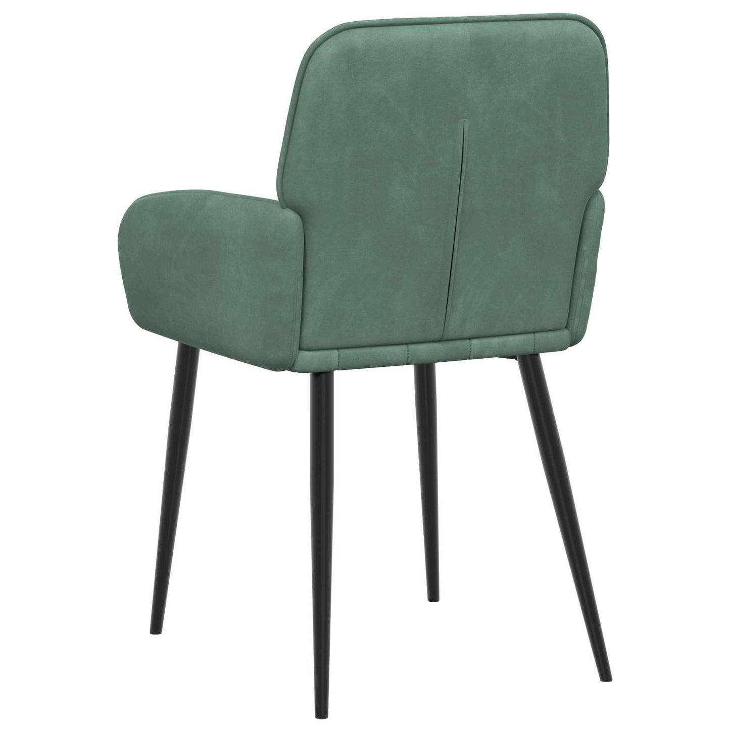 vidaXL Καρέκλες φαγητού 4 pcs Βελούδο Θαλασσί 57 x 50 x 85 εκ.