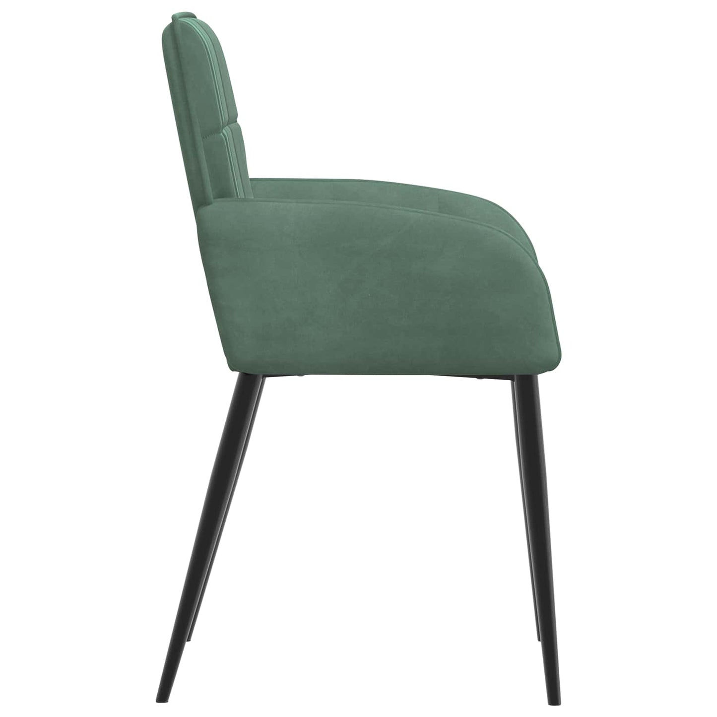vidaXL Καρέκλες φαγητού 6 pcs Βελούδο Θαλασσί 57 x 50 x 85 εκ.