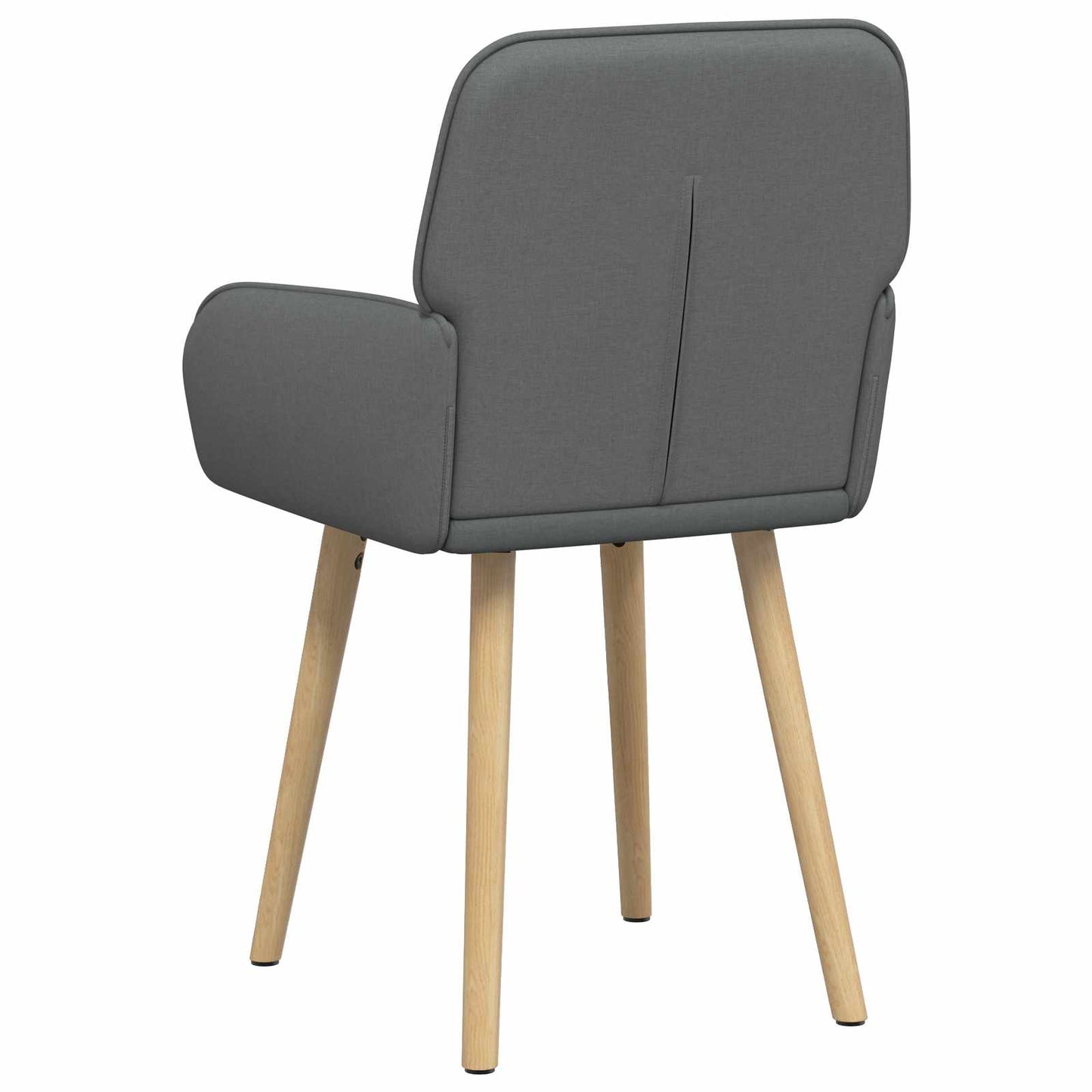 vidaXL Καρέκλες φαγητού 4 pcs Ύφασμα Σκούρο Γκρι 56,5 x 50 x 87,5 εκ.