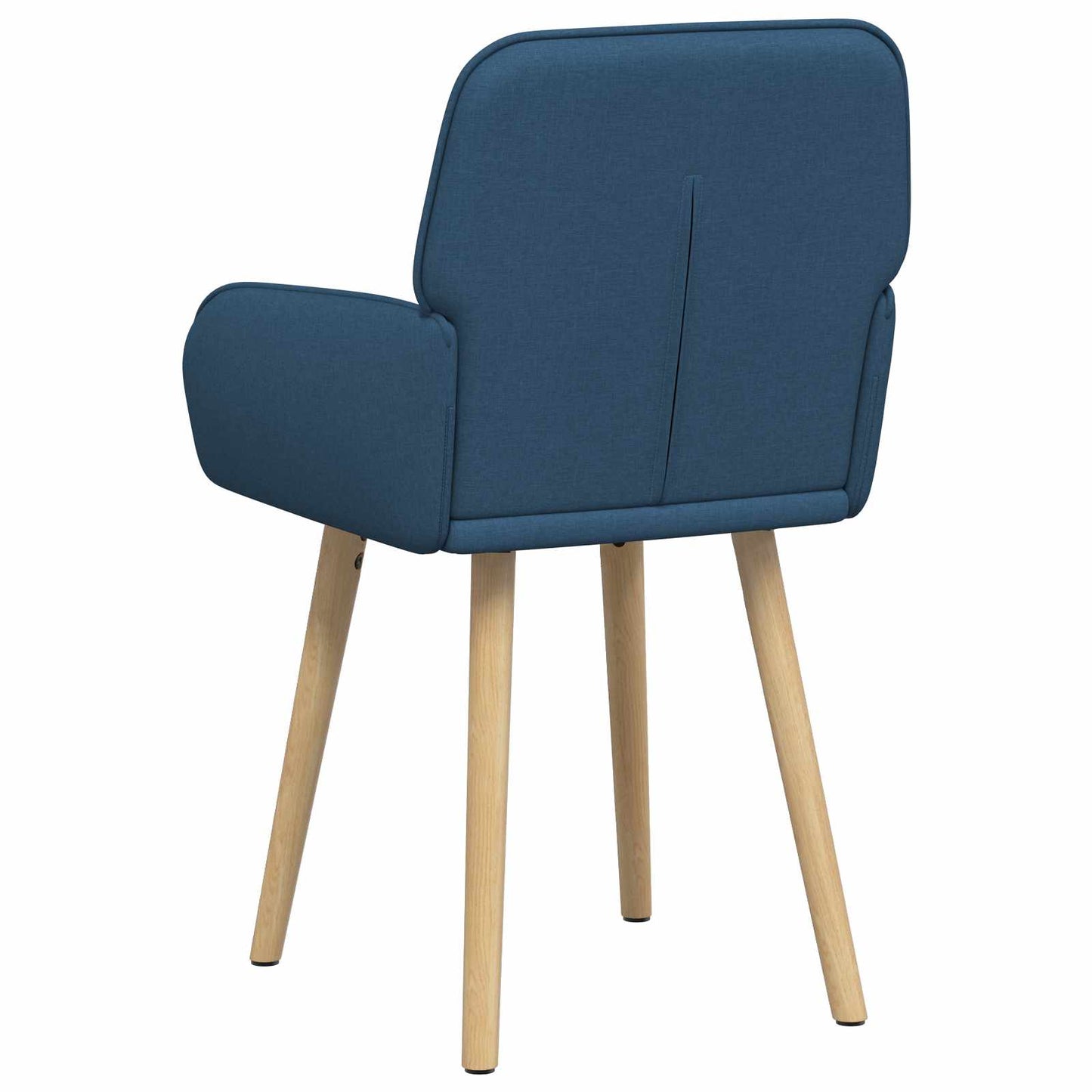 vidaXL Καρέκλες φαγητού 4 pcs Ύφασμα Μπλε 56,5 x 50 x 87,5 εκ.