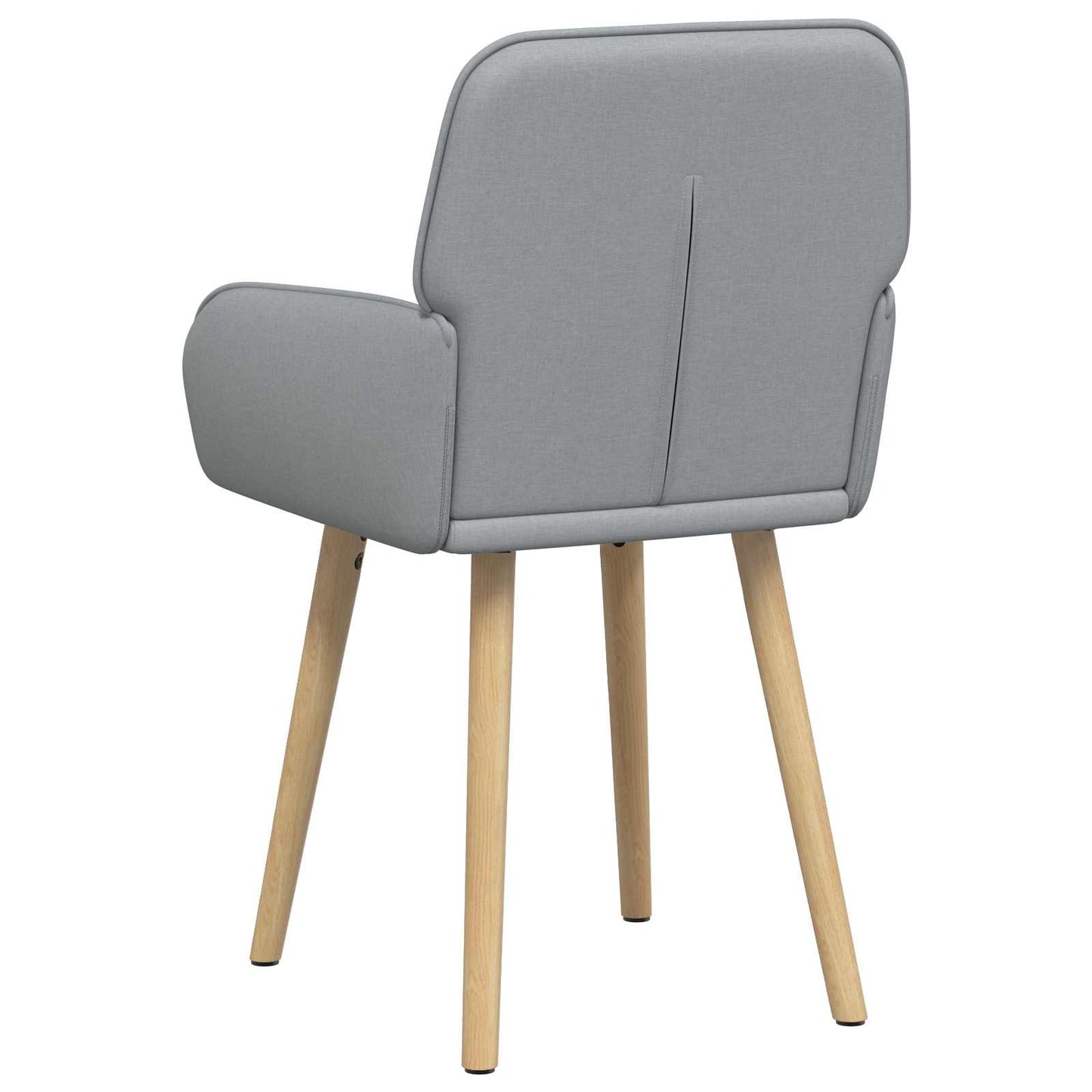 vidaXL Καρέκλες φαγητού 6 pcs Ύφασμα Ανοιχτό γκρι 56,5 x 50 x 87,5 εκ.