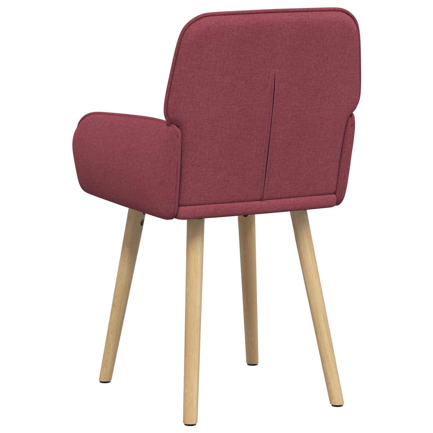 vidaXL Καρέκλες φαγητού 6 pcs Ύφασμα Κόκκινο 56,5 x 50 x 87,5 εκ.