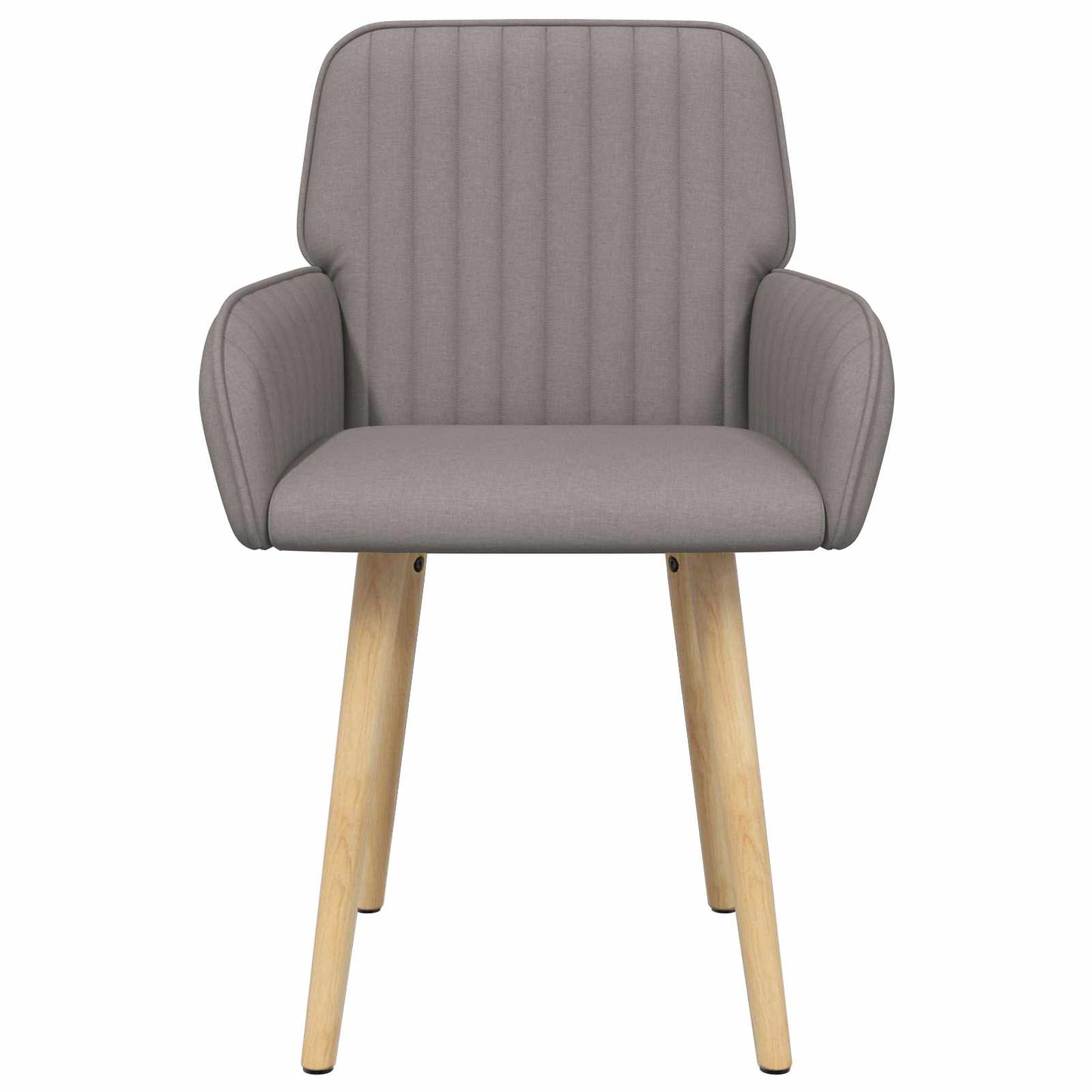 vidaXL Καρέκλες φαγητού 6 pcs Ύφασμα Taupe 56,5 x 50 x 87,5 εκ.