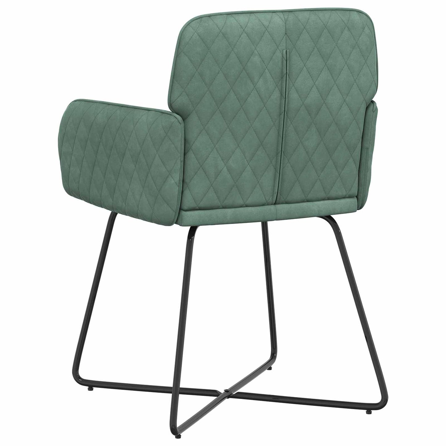 vidaXL Καρέκλες φαγητού 6 pcs Βελούδο Θαλασσί 59 x 56,5 x 86 εκ.