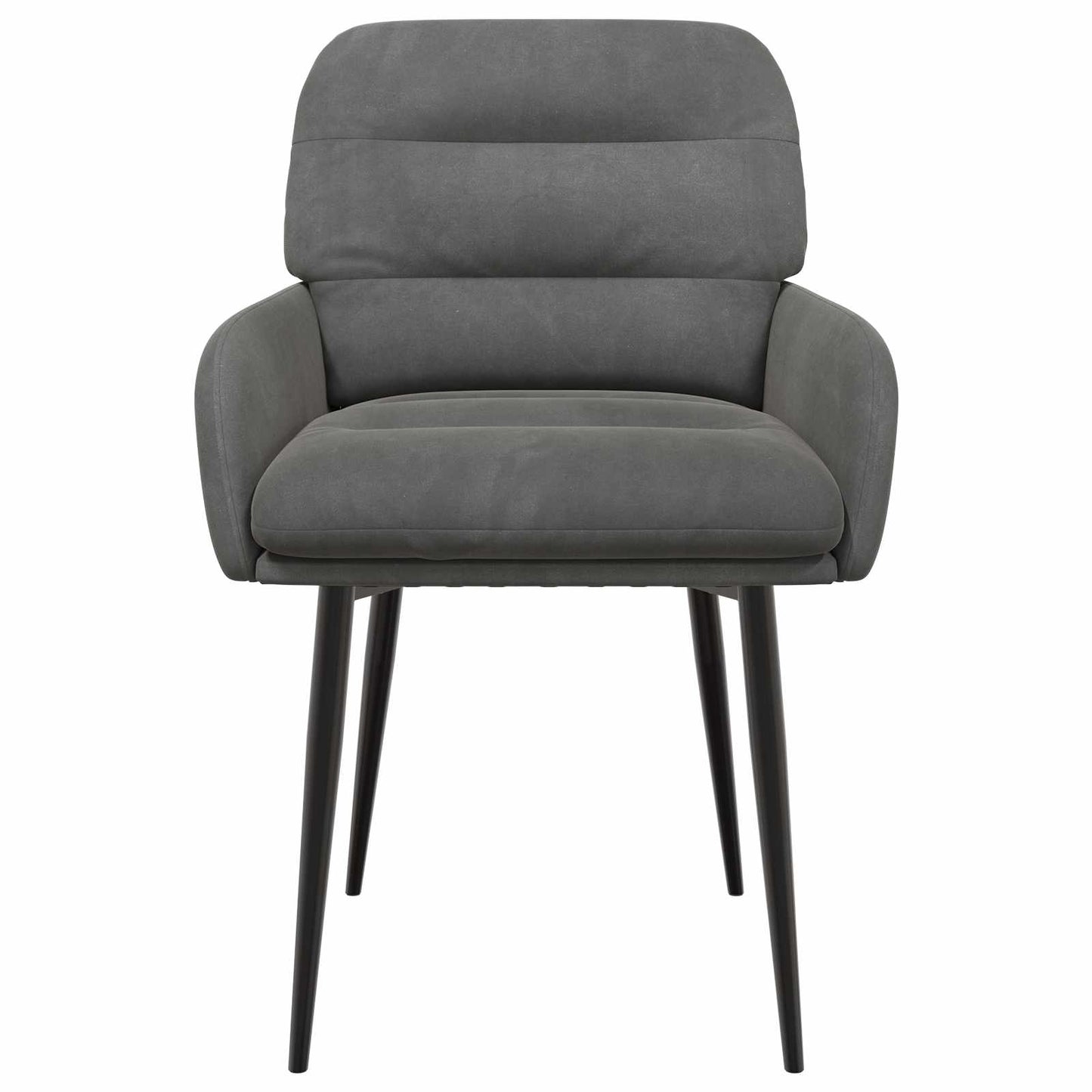vidaXL Καρέκλες φαγητού 4 pcs Βελούδο Σκούρο Γκρι 59 x 59,5 x 90 εκ