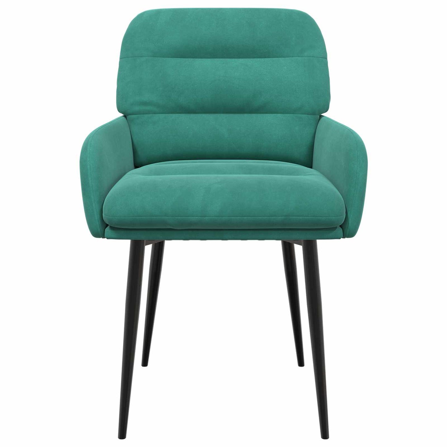 vidaXL Καρέκλες φαγητού 4 pcs Βελούδο Τιρκουάζ 59 x 59,5 x 90 εκ