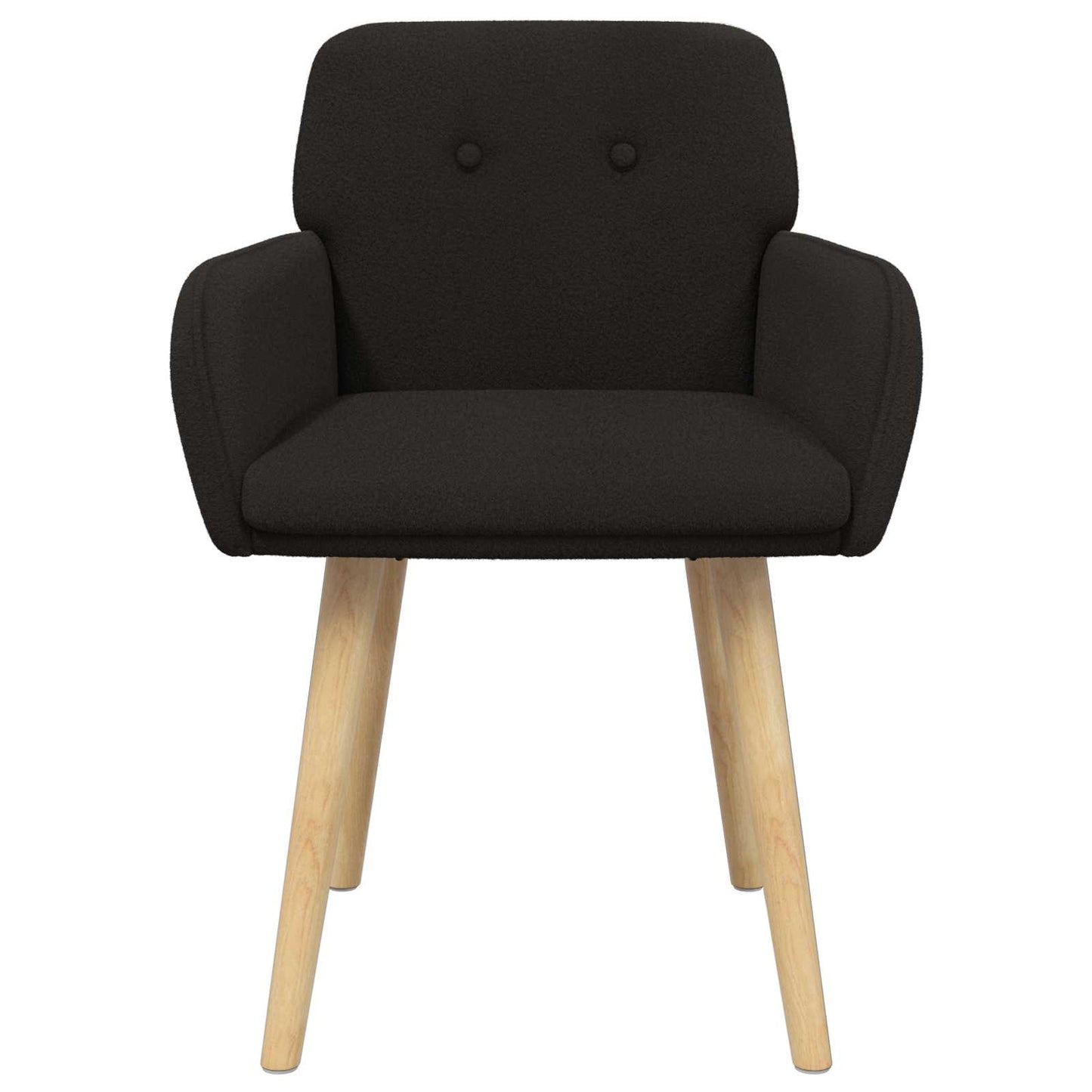 vidaXL Καρέκλες φαγητού 4 pcs Μπουκλέ Μαύρο 59 x 57 x 85 εκ.