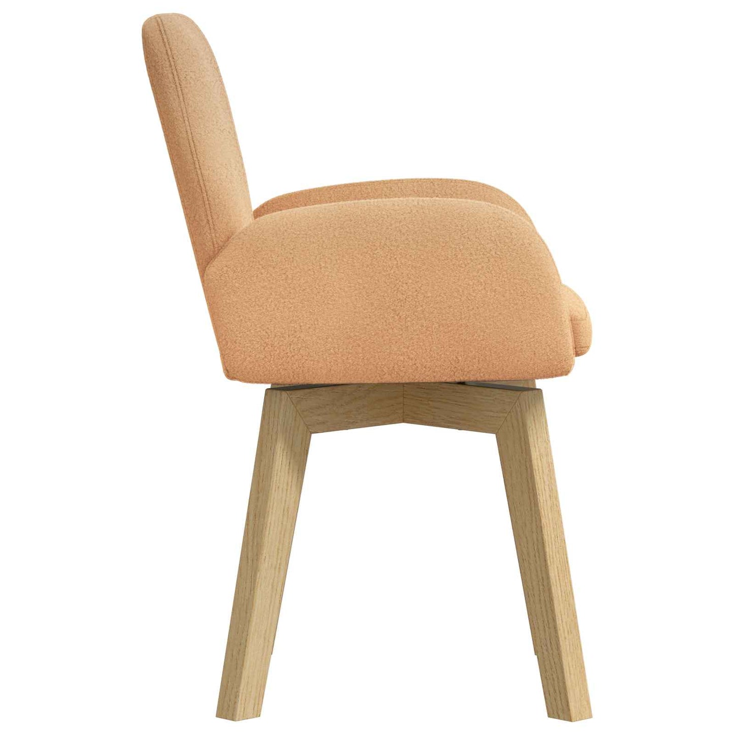 vidaXL Καρέκλες φαγητού 6 pcs Μπουκλέ Μπεζ 59 x 57 x 85 εκ.