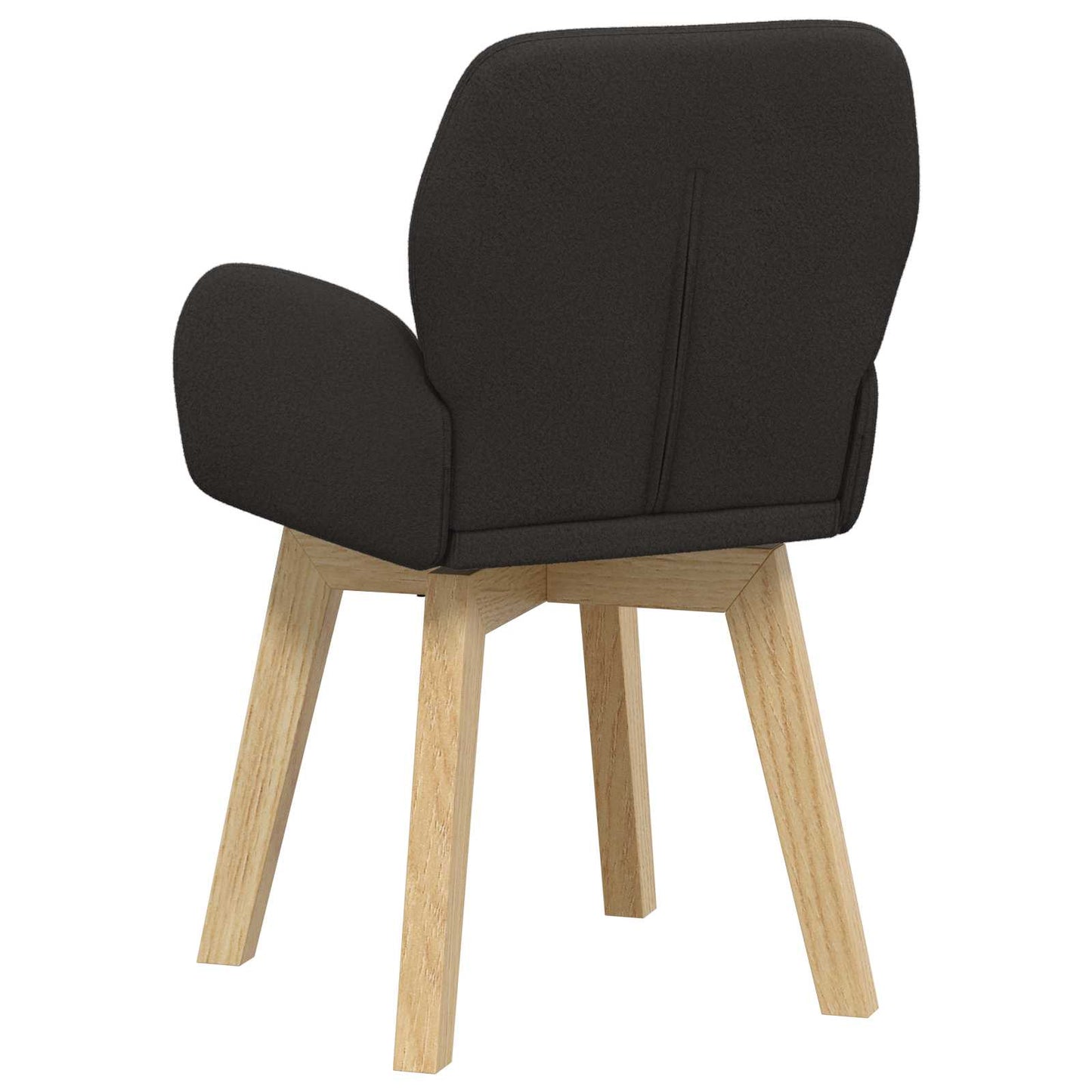 vidaXL Γυριστές καρέκλες φαγητού 4 pcs Μπουκλέ Μαύρο 54 x 58 x 87 εκ.