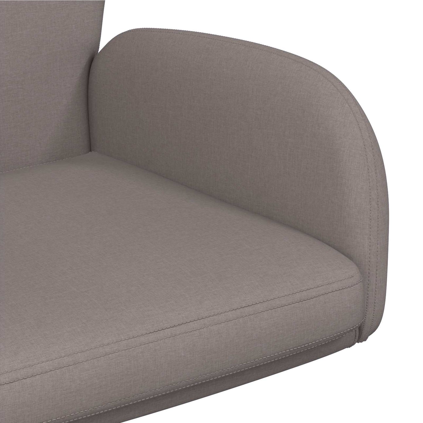 vidaXL Καρέκλες Γραφείου με Περιστροφή 4 τμχ. 54 x 58 x 90 εκ. Taupe