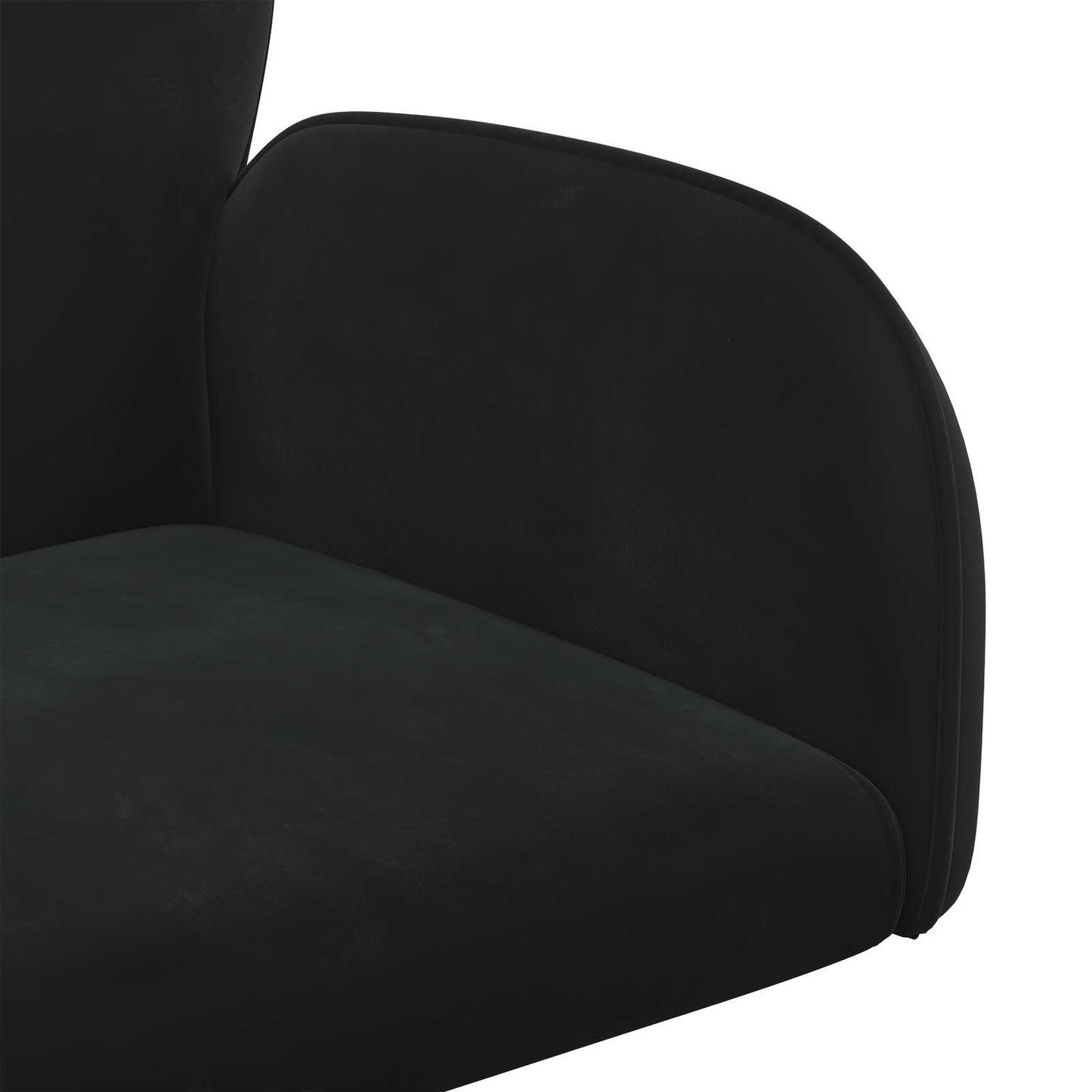 vidaXL Καρέκλες Γραφείου με Περιστροφή 2 τμχ. 54 x 55 x 90 εκ Μαύρο