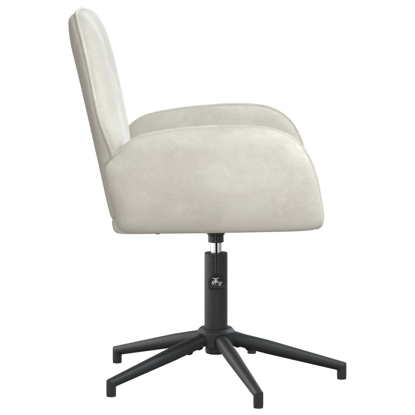 vidaXL Καρέκλες Γραφείου με Περιστροφή 4 τμχ. 54 x 55 x 90 εκ Κρεμ