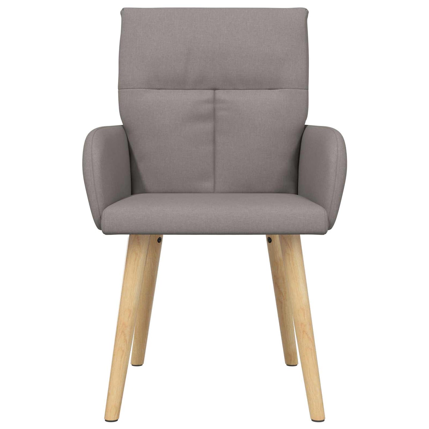 vidaXL Καρέκλες φαγητού 4 pcs Ύφασμα Taupe 60 x 56 x 96 εκ