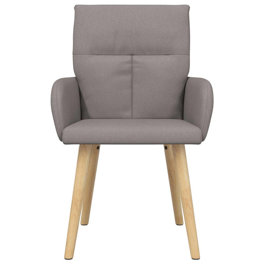 vidaXL Καρέκλες φαγητού 4 pcs Ύφασμα Taupe 60 x 56 x 96 εκ