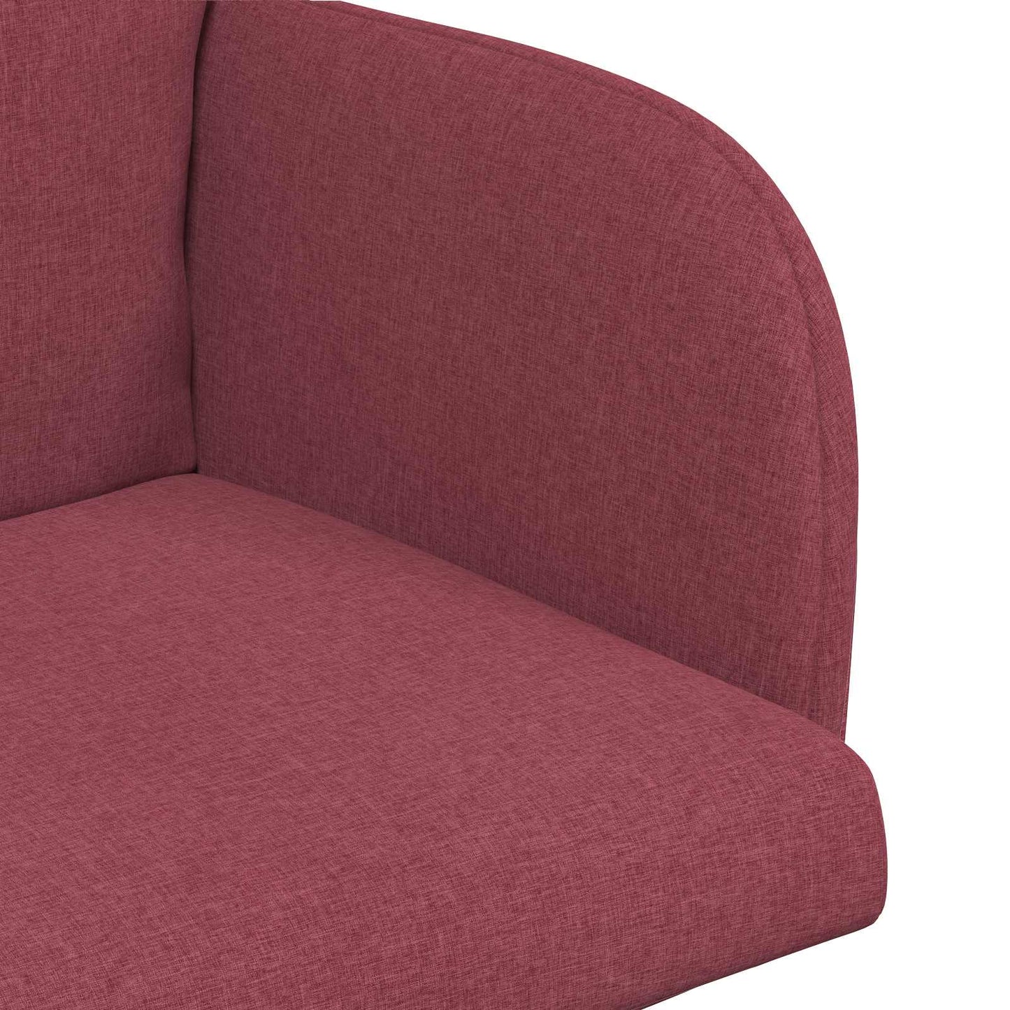 vidaXL Καρέκλες φαγητού 6 pcs Ύφασμα Κόκκινο 60 x 56 x 96 εκ