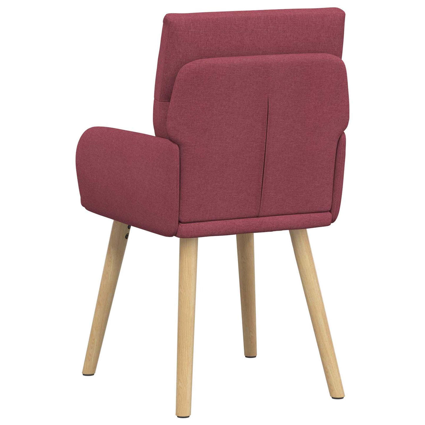 vidaXL Καρέκλες φαγητού 6 pcs Ύφασμα Κόκκινο 60 x 56 x 96 εκ