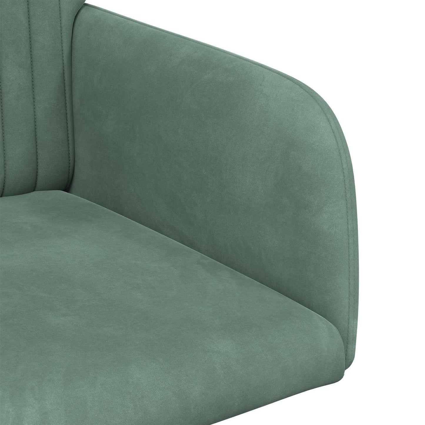 vidaXL Καρέκλες φαγητού 4 pcs Βελούδο Θαλασσί 55 x 50 x 84 εκ.
