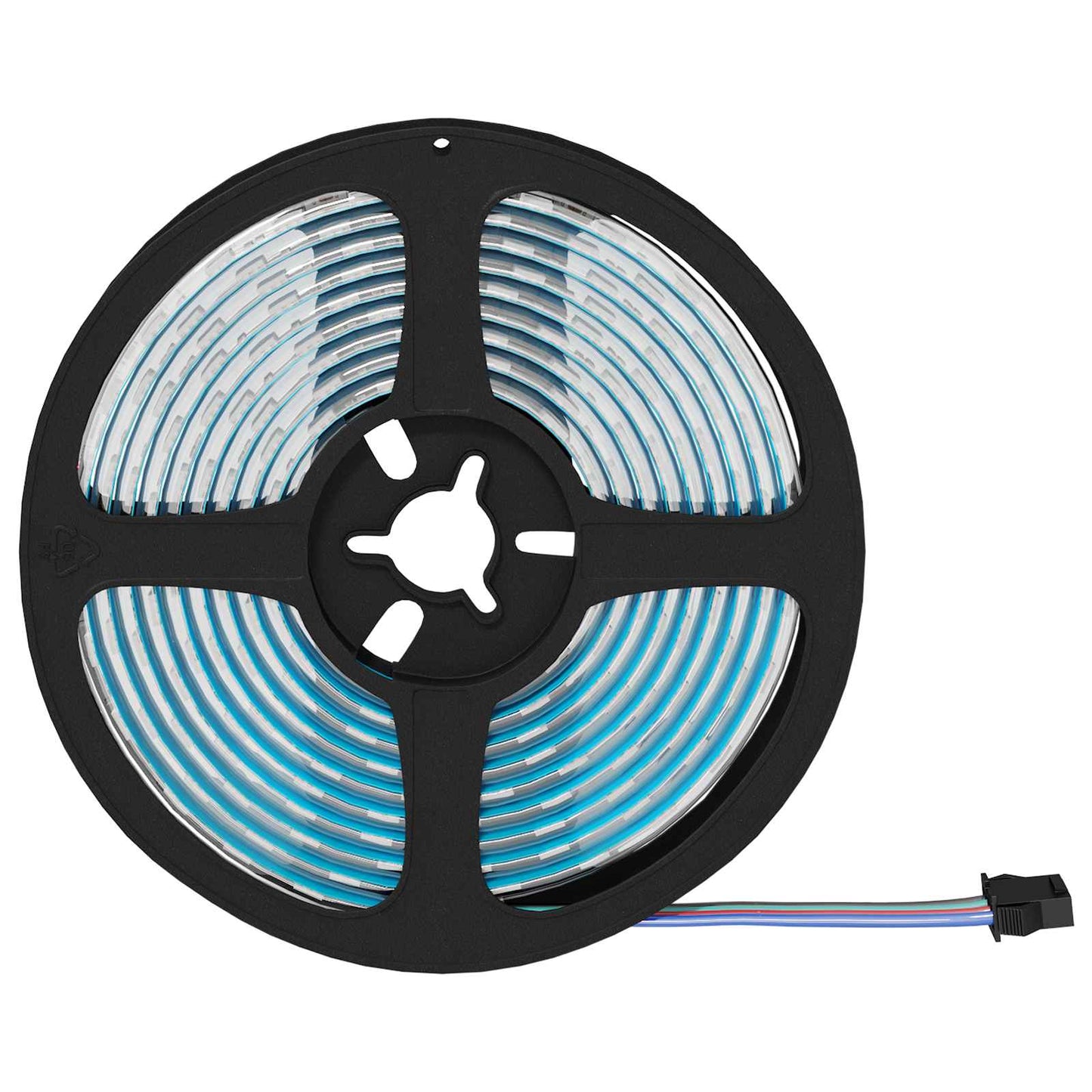 vidaXL Λωρίδα LED 2 τμχ. Μαύρο και Διαφανές Χαλκός και Πλαστικό