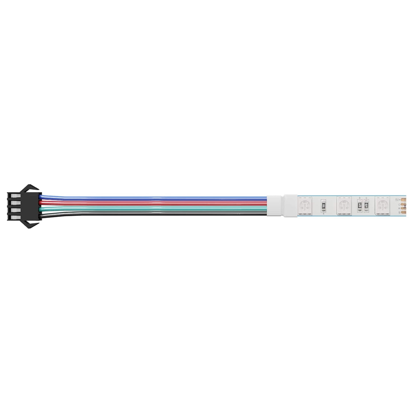 vidaXL Λωρίδα LED 12 τμχ. Μαύρο και Πολύχρωμο Χαλκός και Πλαστικό