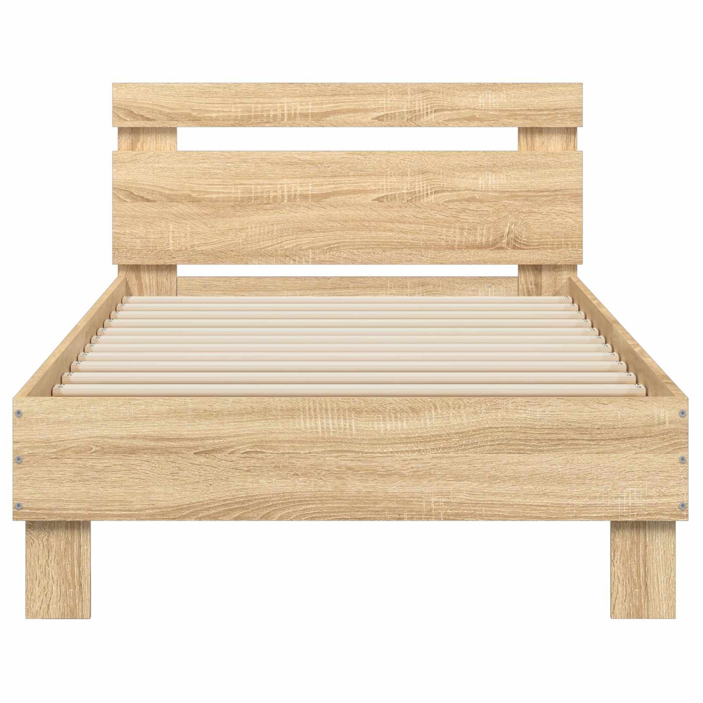 vidaXL Κρεβάτι με Κεφαλάρι Sonoma Δρυς 80 x 200 cm Επεξεργασμένο Ξύλο