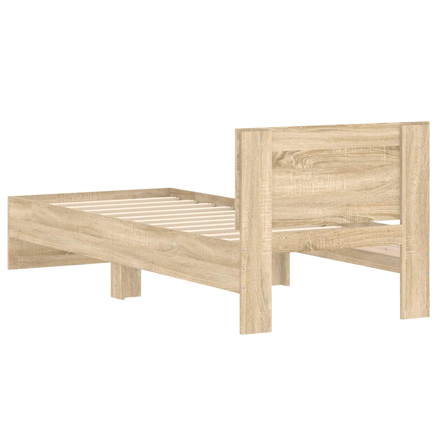 vidaXL Κρεβάτι με Κεφαλάρι Sonoma Δρυς 80 x 200 cm