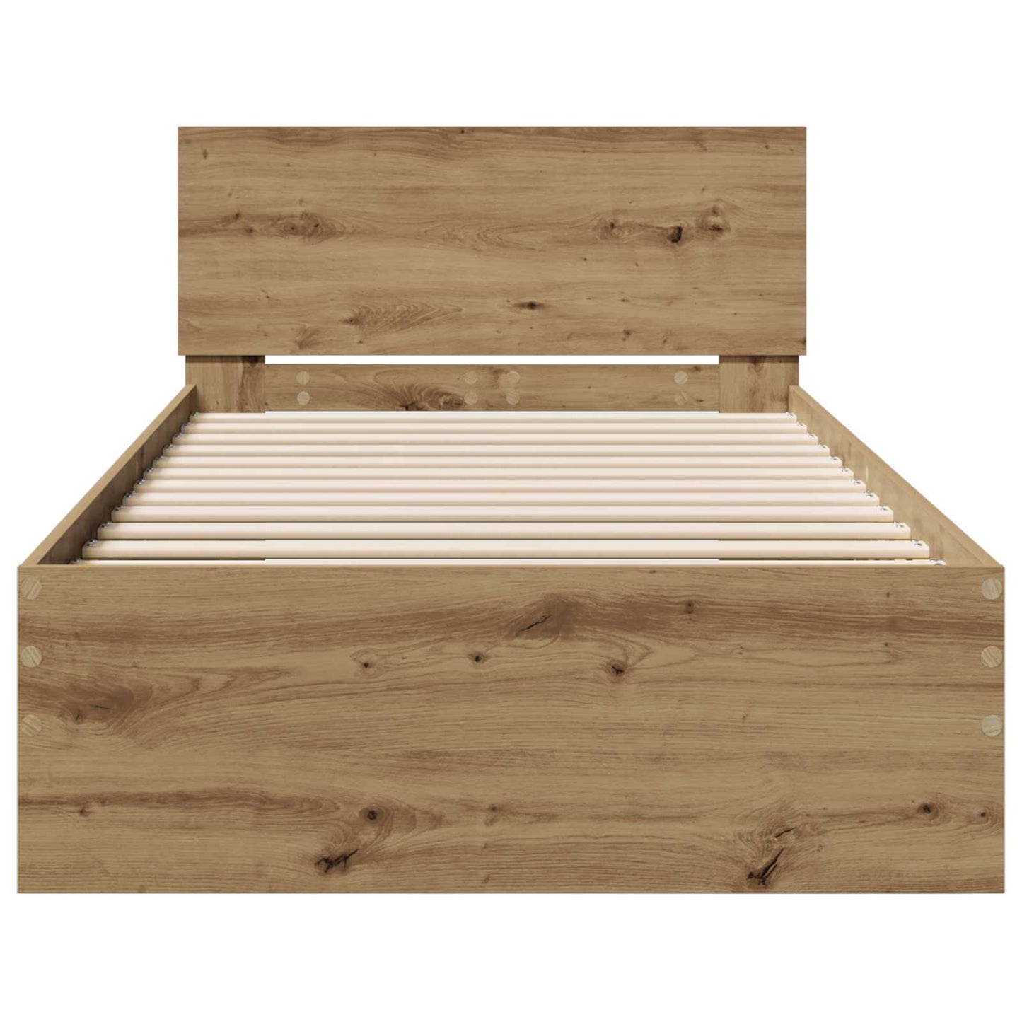 vidaXL Κρεβάτι με Κεφαλάρι Artisan Δρυς 80 x 200 cm
