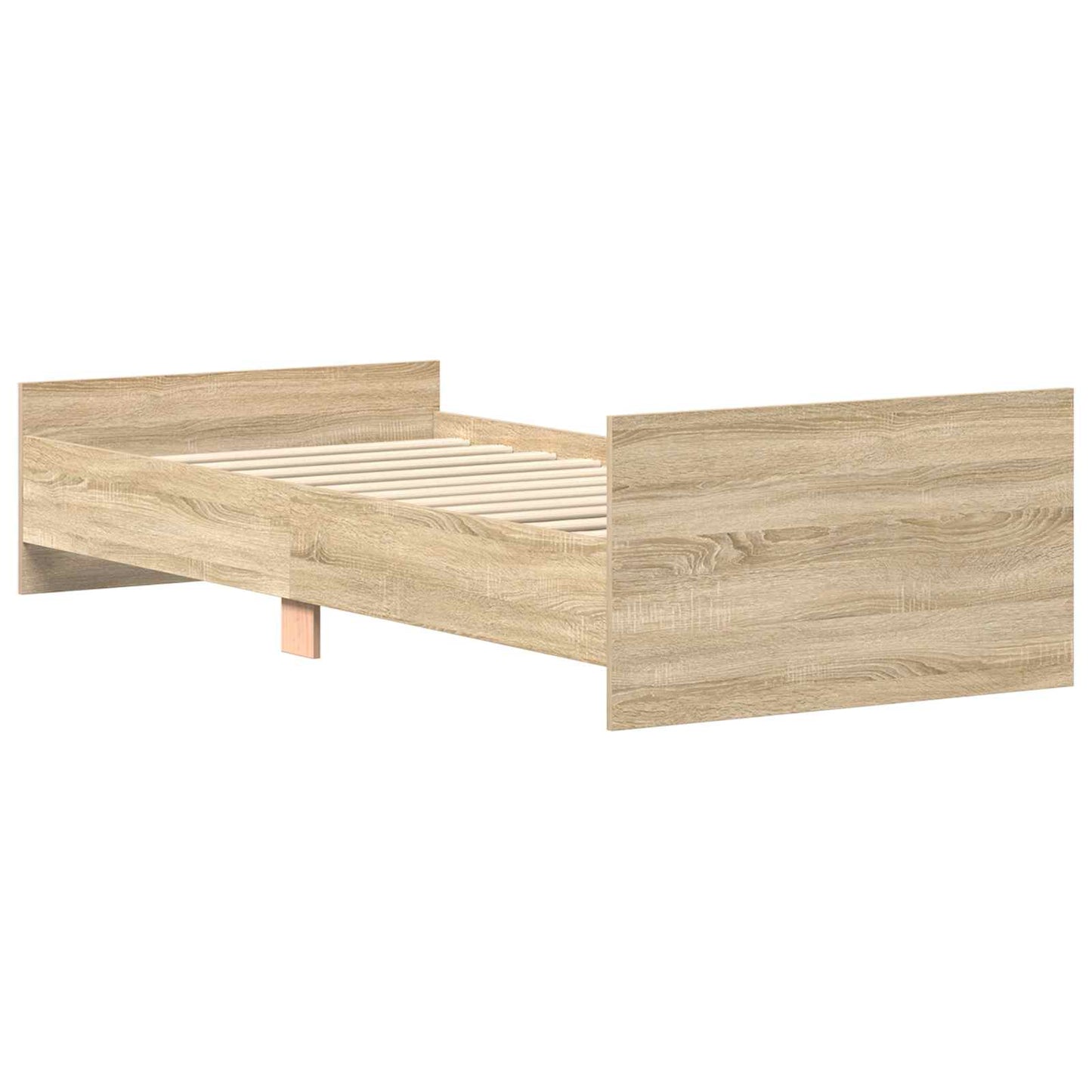 vidaXL Κρεβάτι με Κεφαλάρι Sonoma Δρυς 80 x 200 cm Επεξεργασμένο Ξύλο