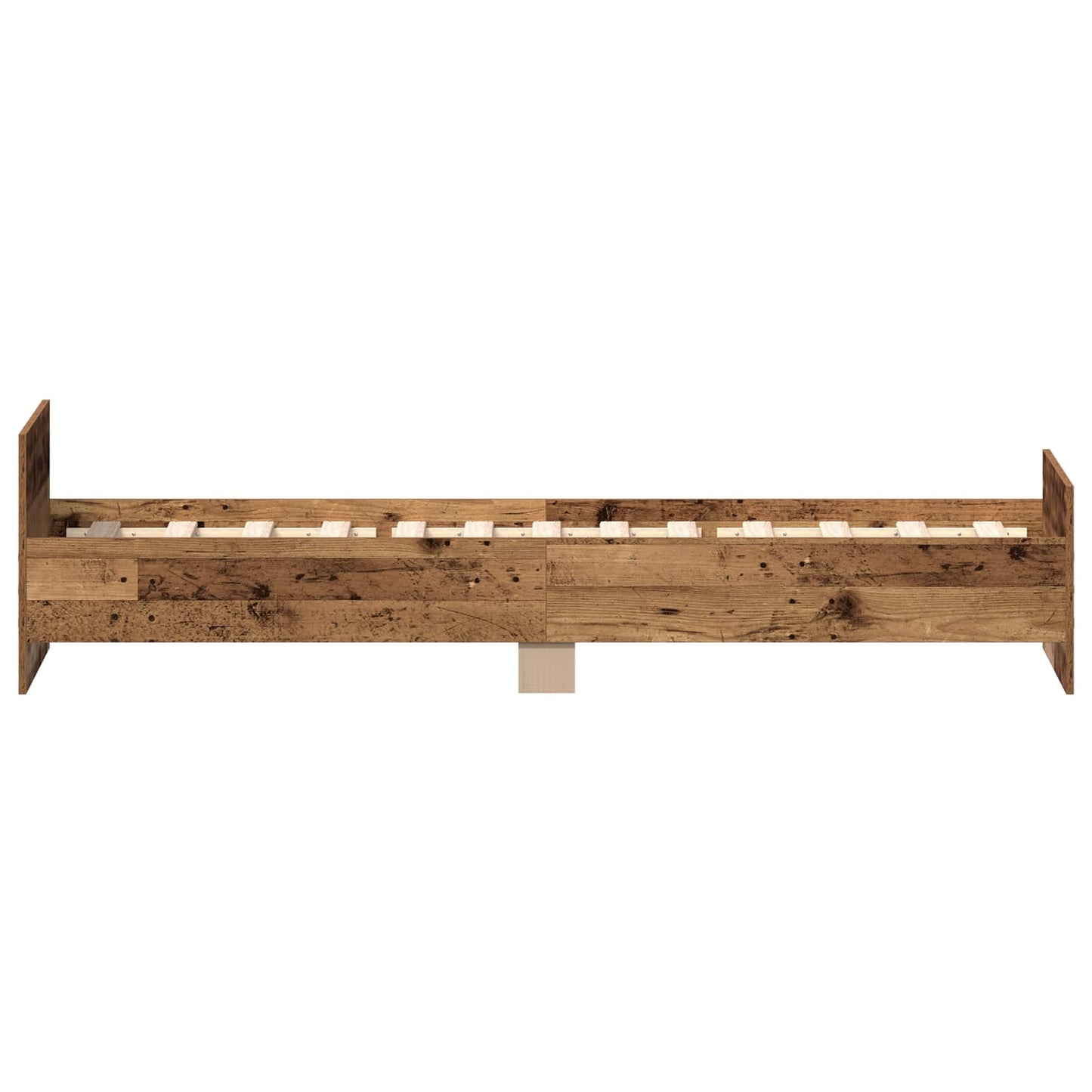 vidaXL Κρεβάτι με Κεφαλάρι Παλαιωμένο ξύλο 80 x 200 cm