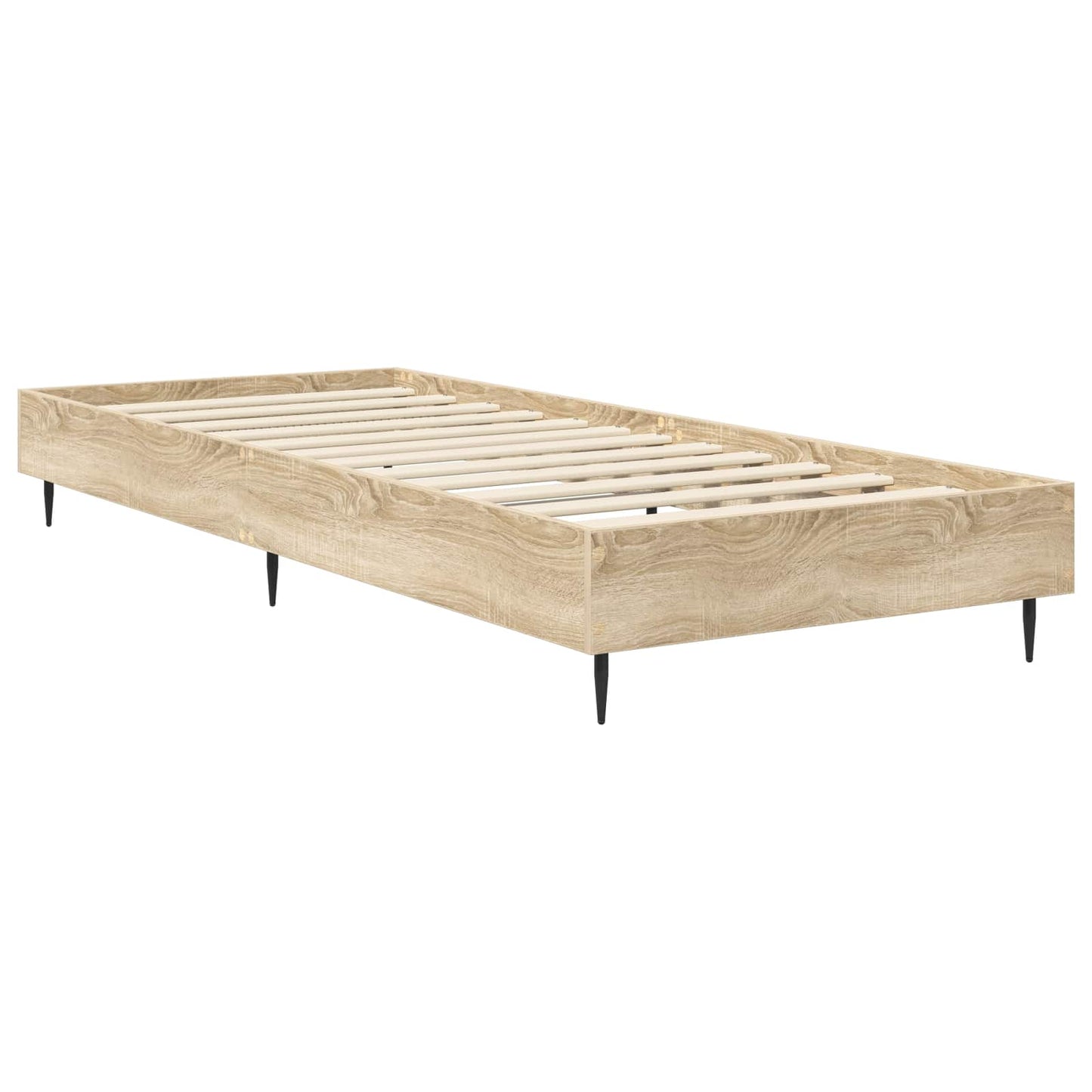 vidaXL Σκελετός Κρεβατιού Sonoma Δρυς 80 x 200 cm Επεξεργασμένο Ξύλο