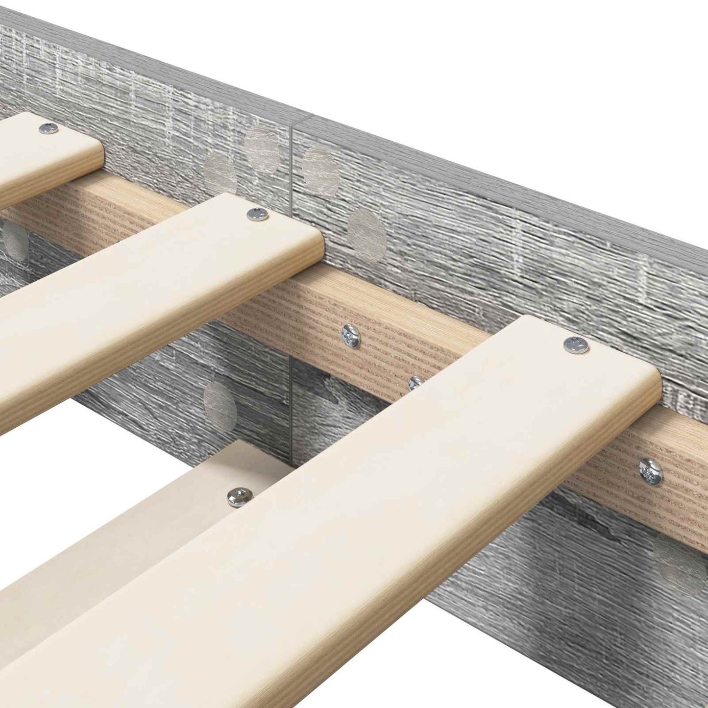 vidaXL Σκελετός Κρεβατιού Γκρι Sonoma 80 x 200 cm Επεξεργασμένο Ξύλο