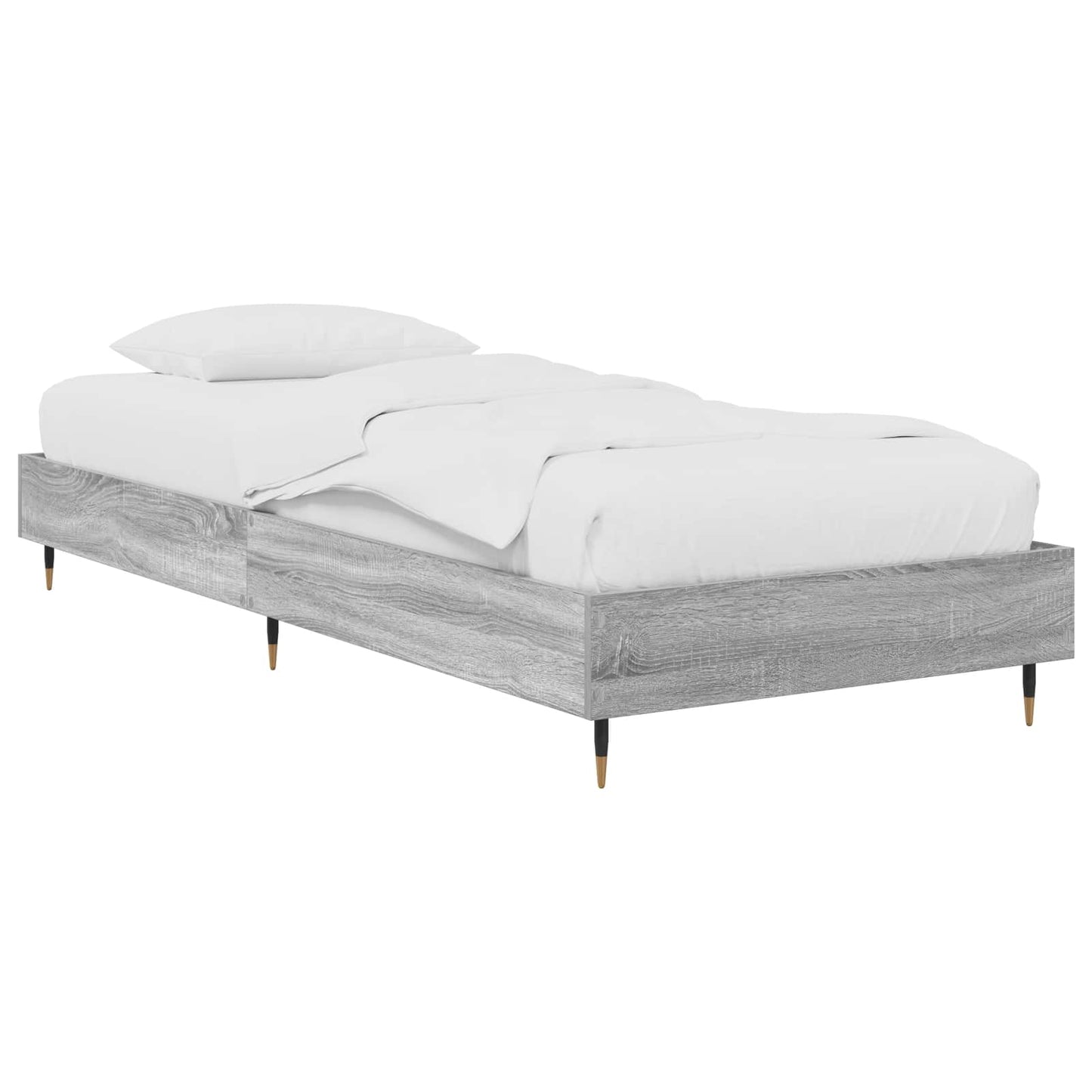 vidaXL Σκελετός Κρεβατιού Γκρι Sonoma 80 x 200 cm Επεξεργασμένο Ξύλο