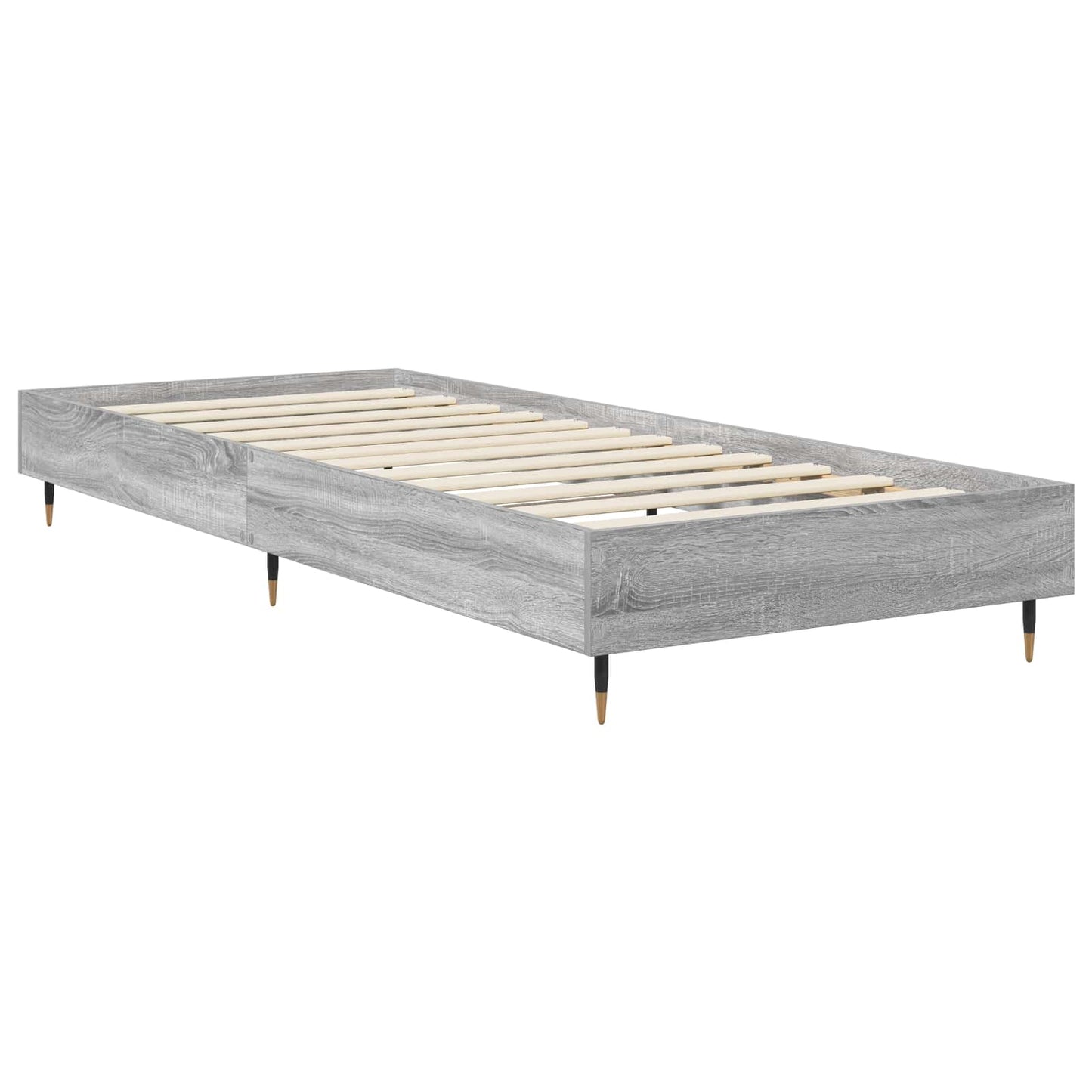 vidaXL Σκελετός Κρεβατιού Γκρι Sonoma 80 x 200 cm Επεξεργασμένο Ξύλο