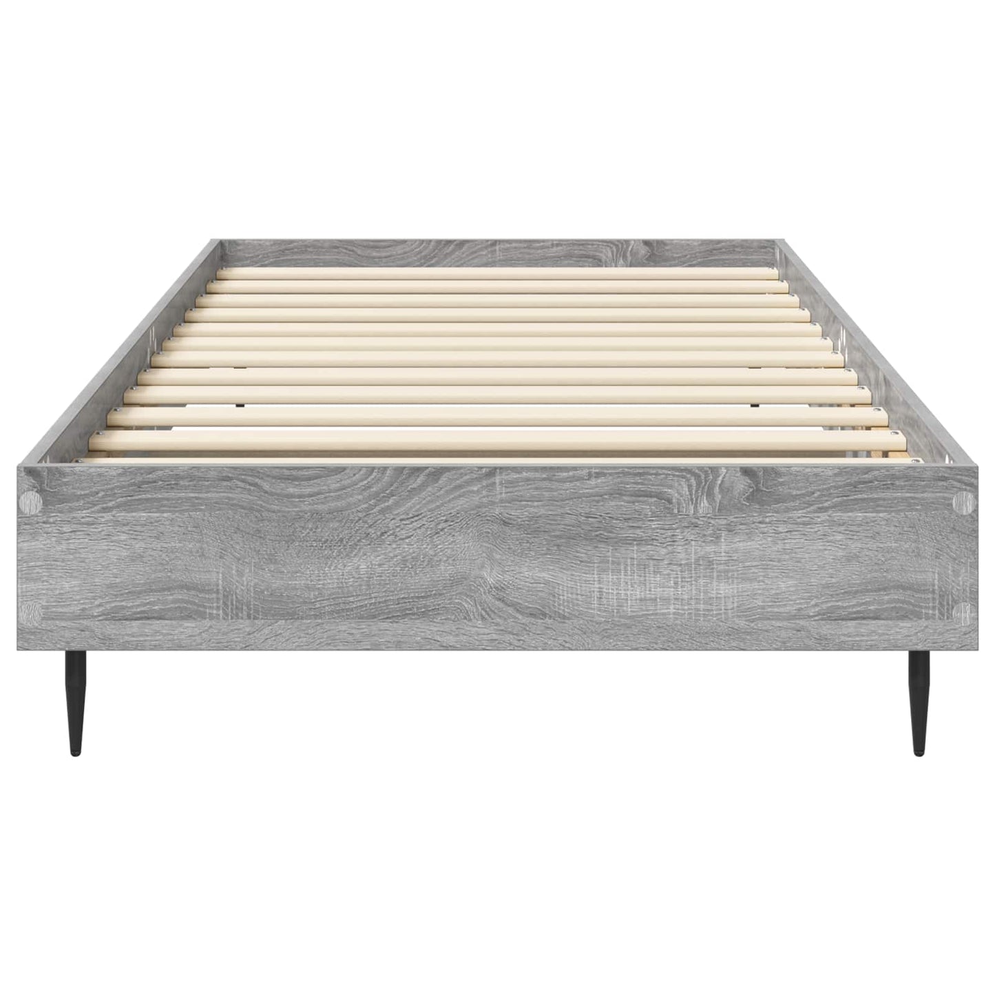 vidaXL Σκελετός Κρεβατιού Γκρι Sonoma 80 x 200 cm Επεξεργασμένο Ξύλο